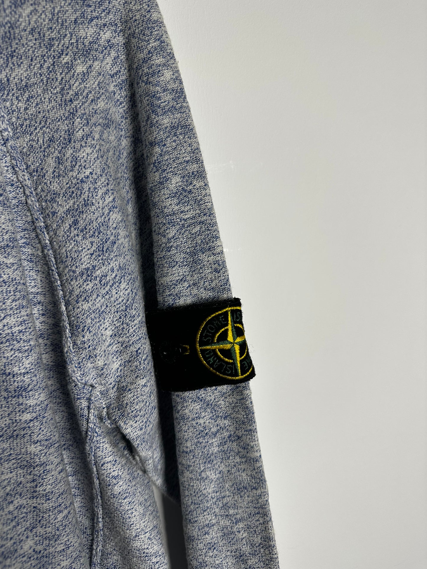 Stone Island Blue Marl Jumper - Large