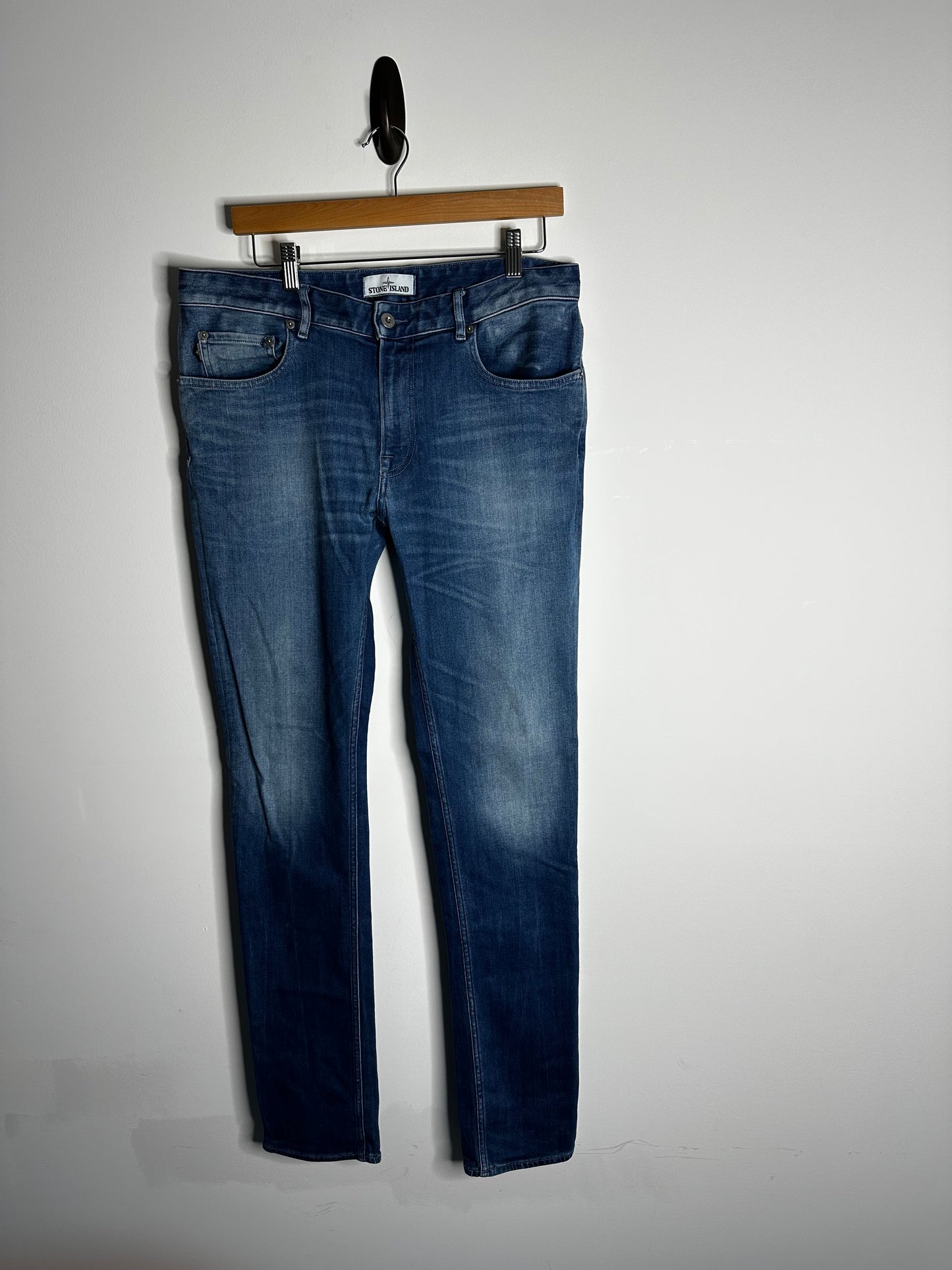 Stone Island Blue Denim Jeans - 32 Waist / 34 Leg