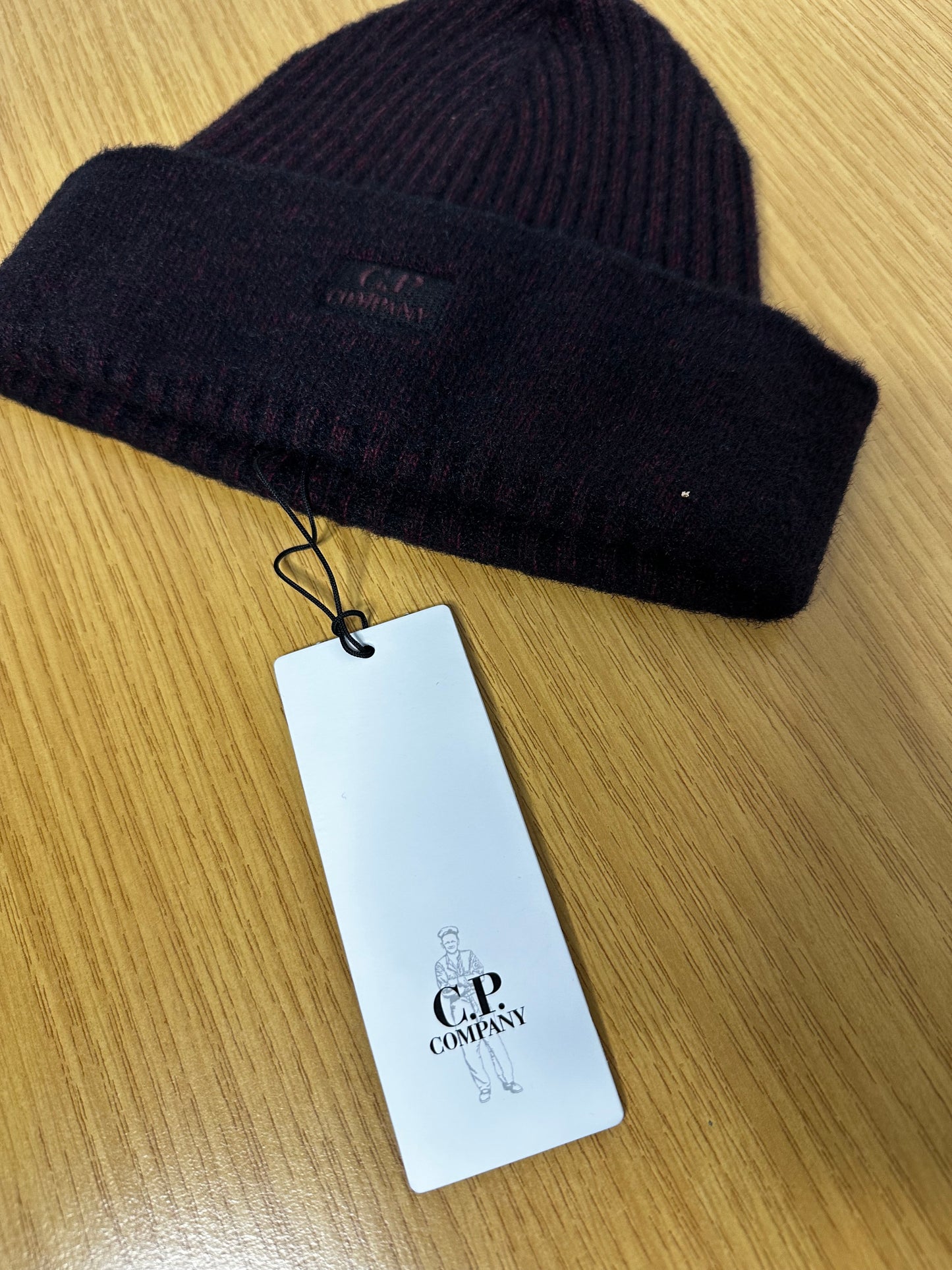 C.P. Company Port Royal Wool Mix Beanie Hat