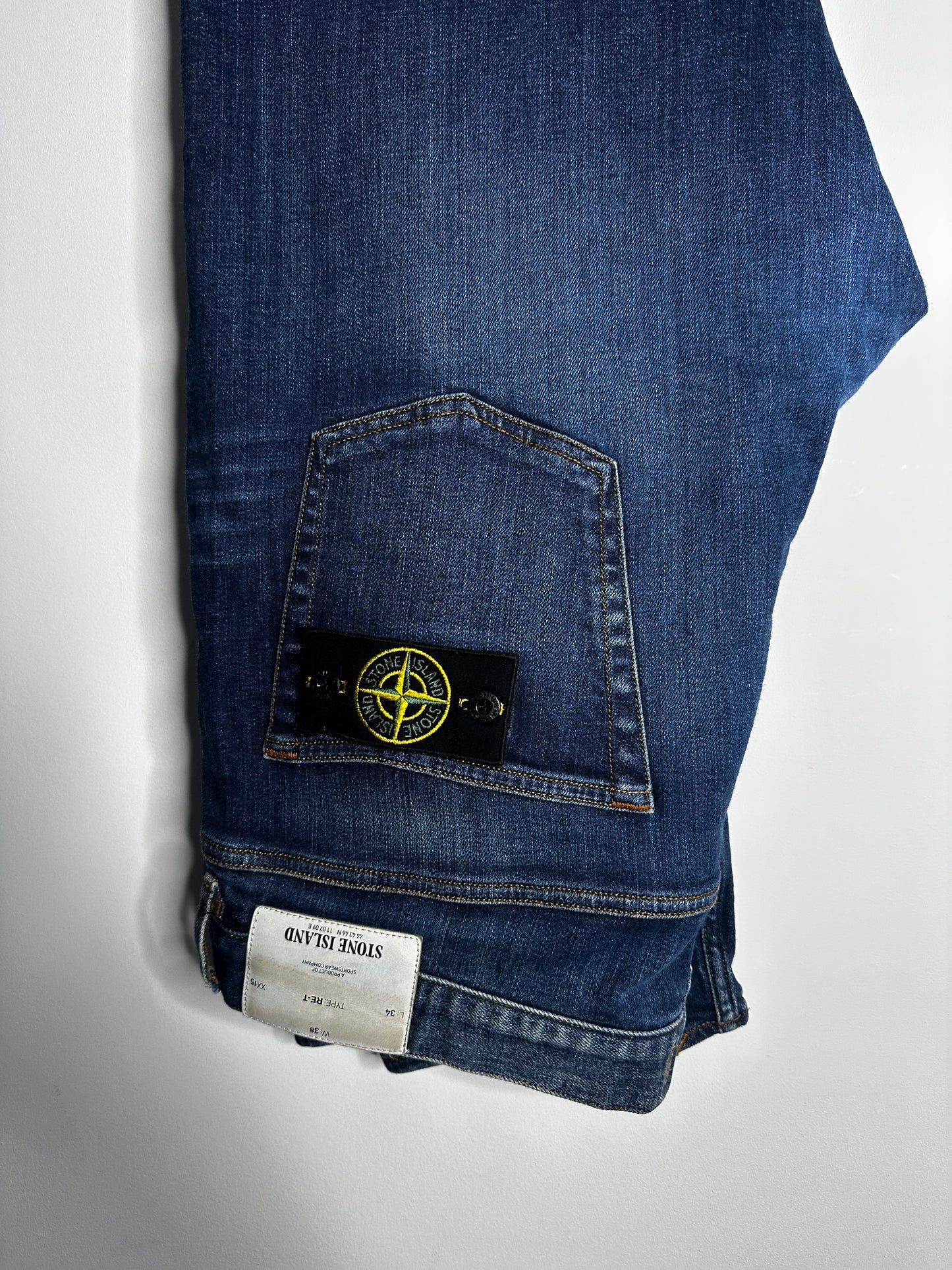 Stone Island Denim Blue Jeans - 38 Waist / 34 Leg