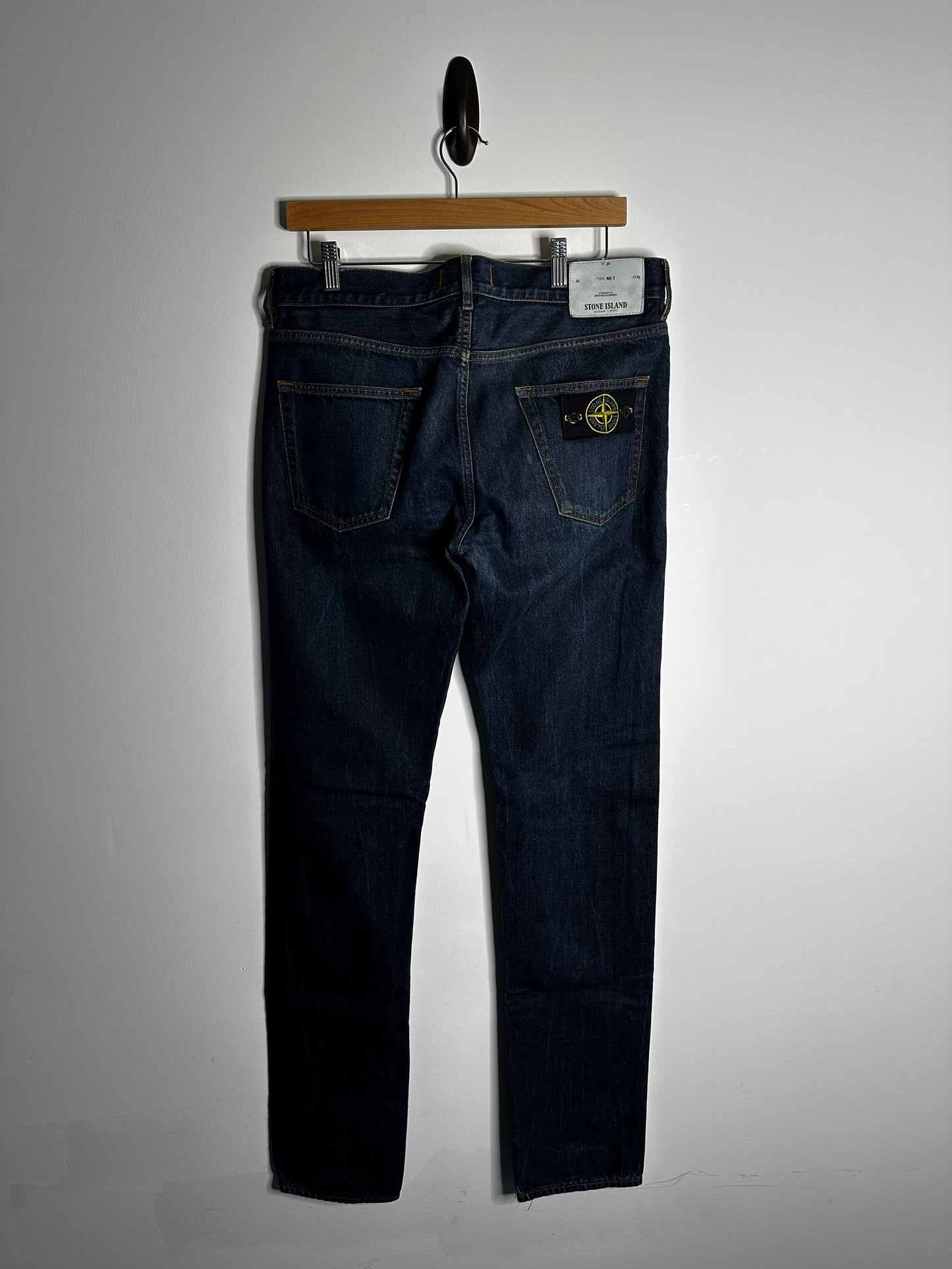 Stone Island Blue Denim Jeans - 30 Waist / 34 Leg