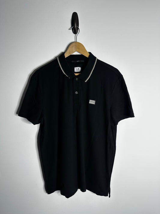 C.P. Company Black Polo Shirt - XXL