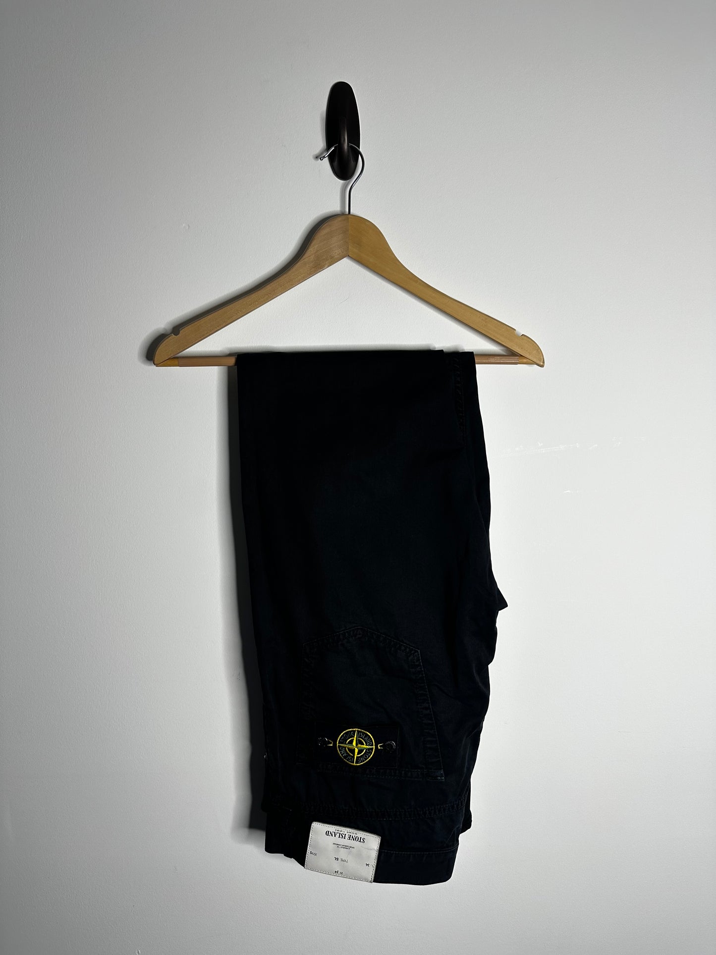 Stone Island Black Chino Trousers - 34 Waist / 34 Leg