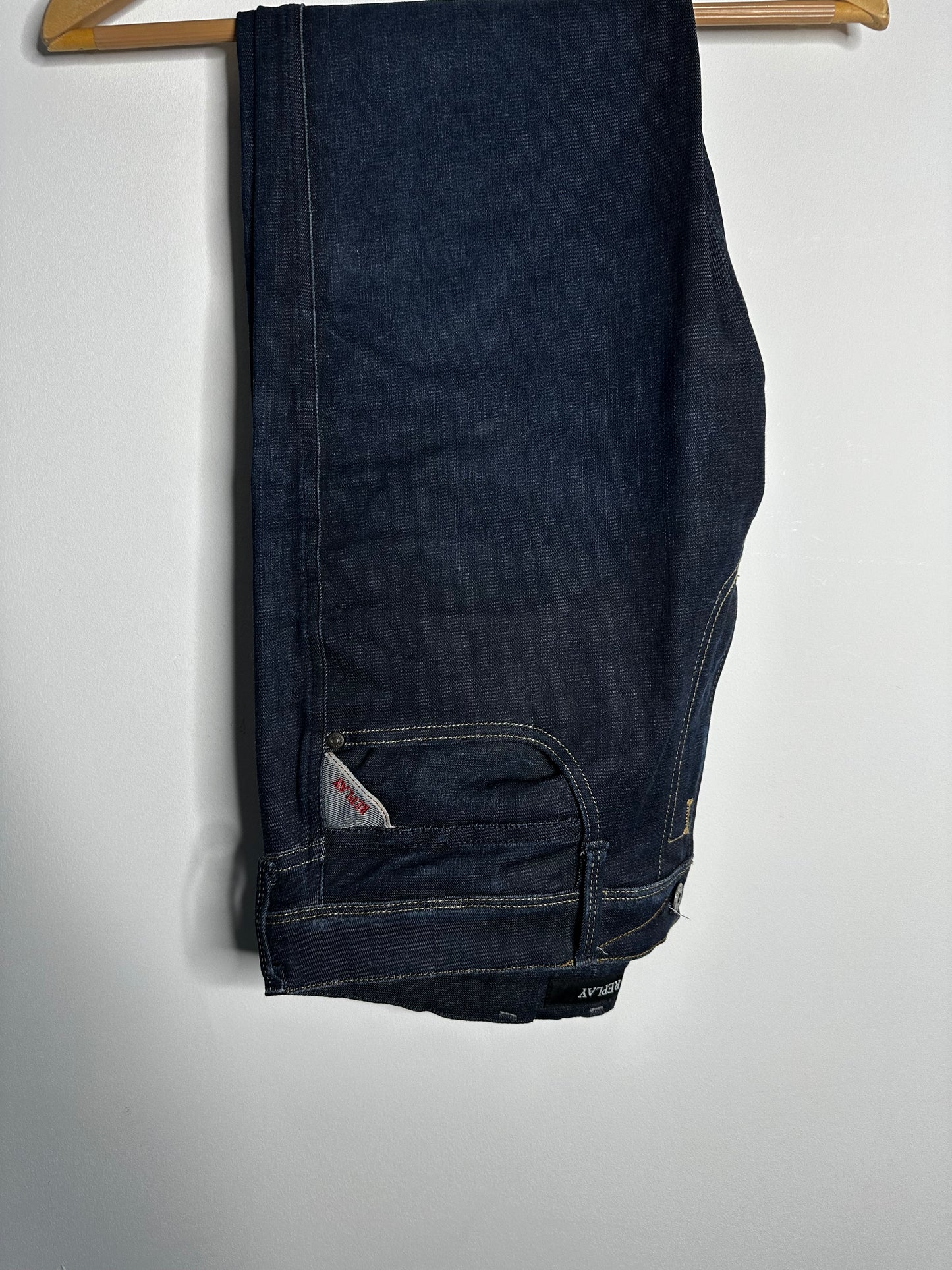 Replay Dark Denim Jeans - 36 Waist / 32 Leg