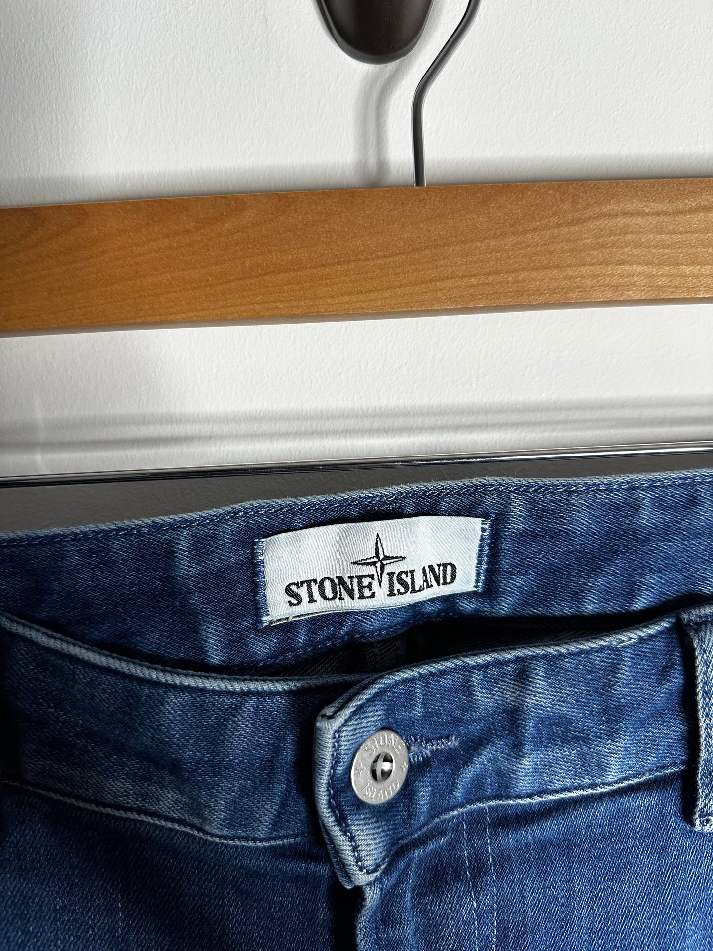 Stone Island Blue Denim Jeans - 32 Waist / 34 Leg