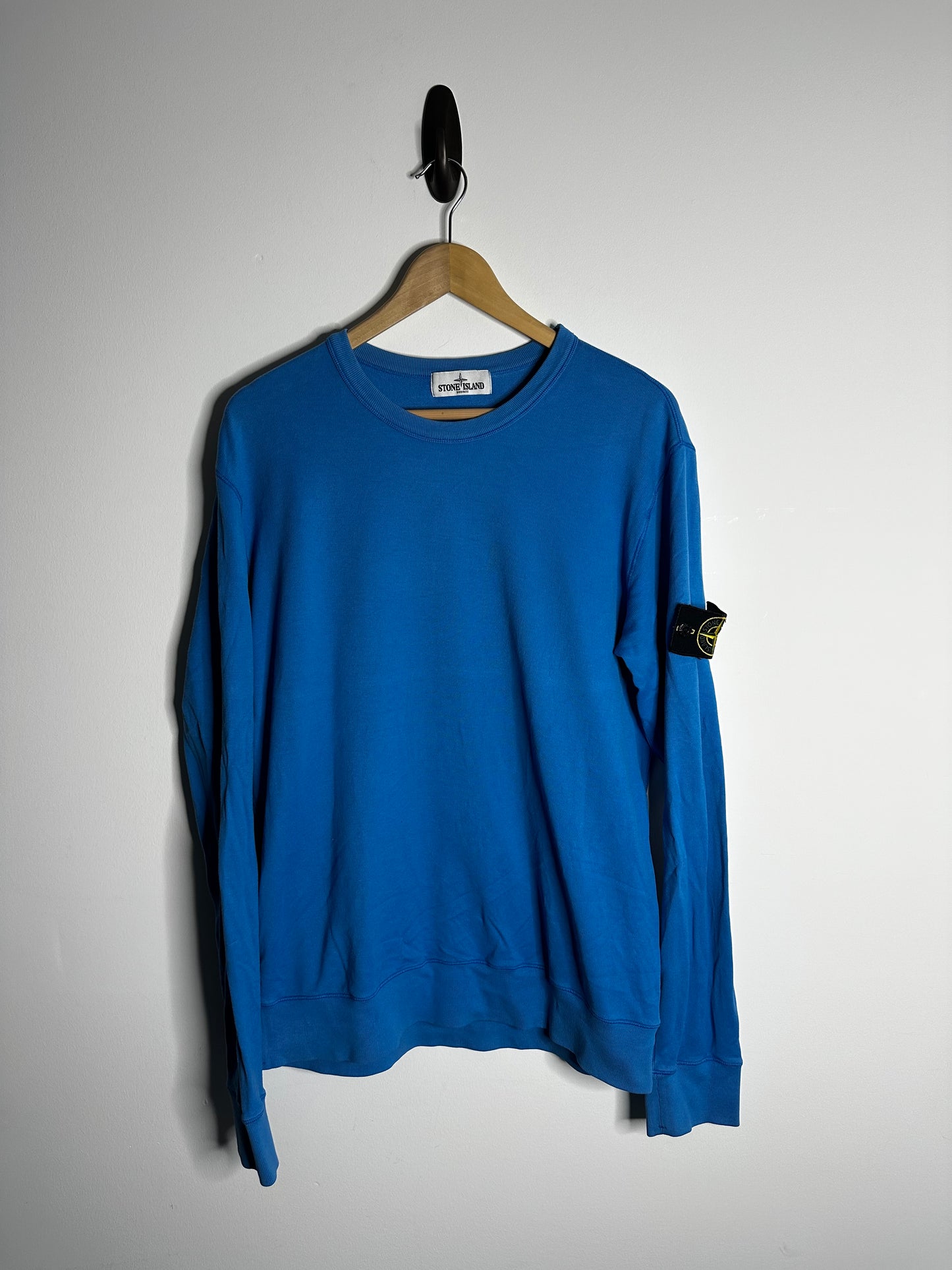 Stone Island Blue Lightweight Sweatshirt - XXL