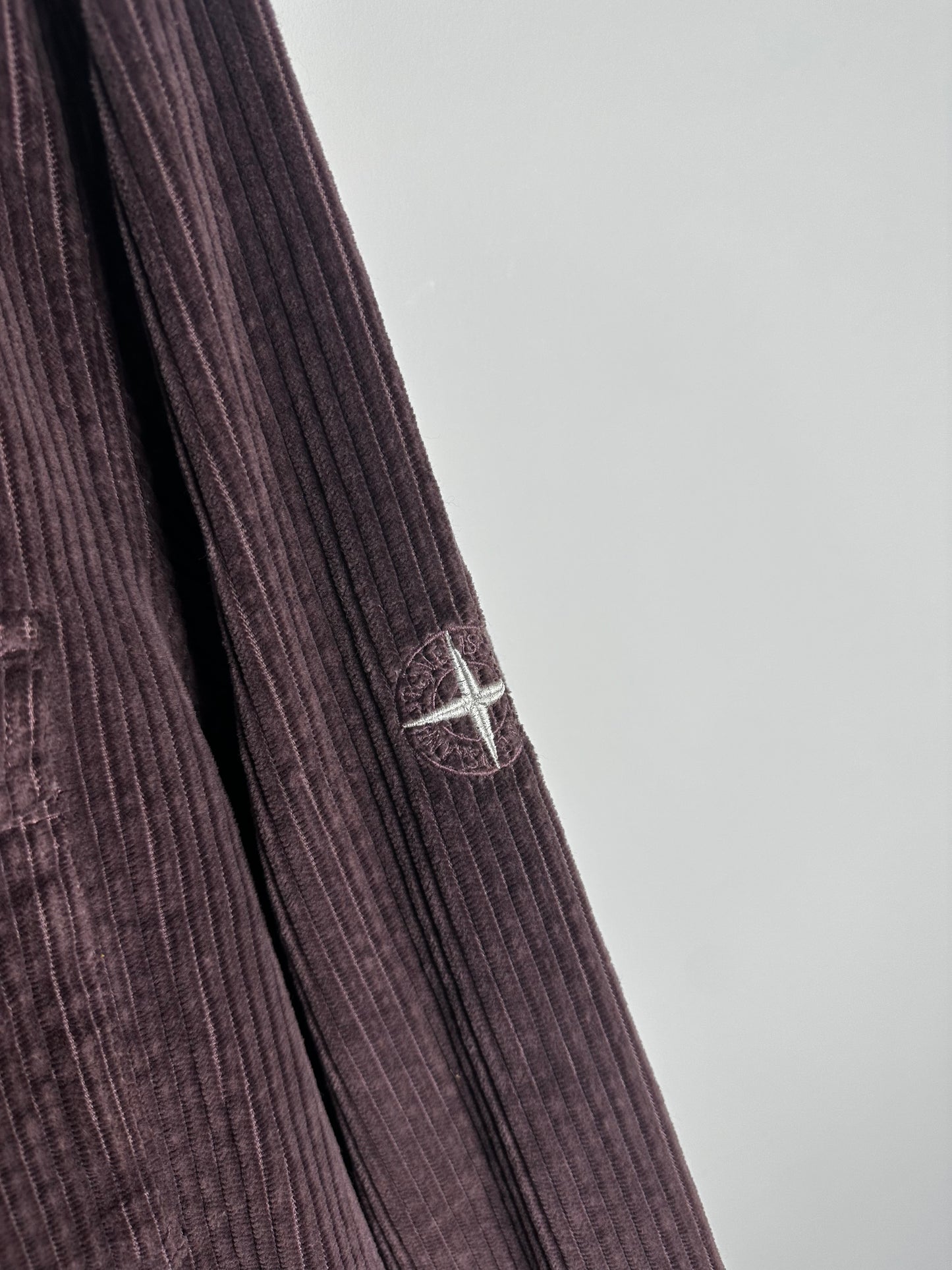 Stone Island Purple Corduroy Shirt - Extra Large