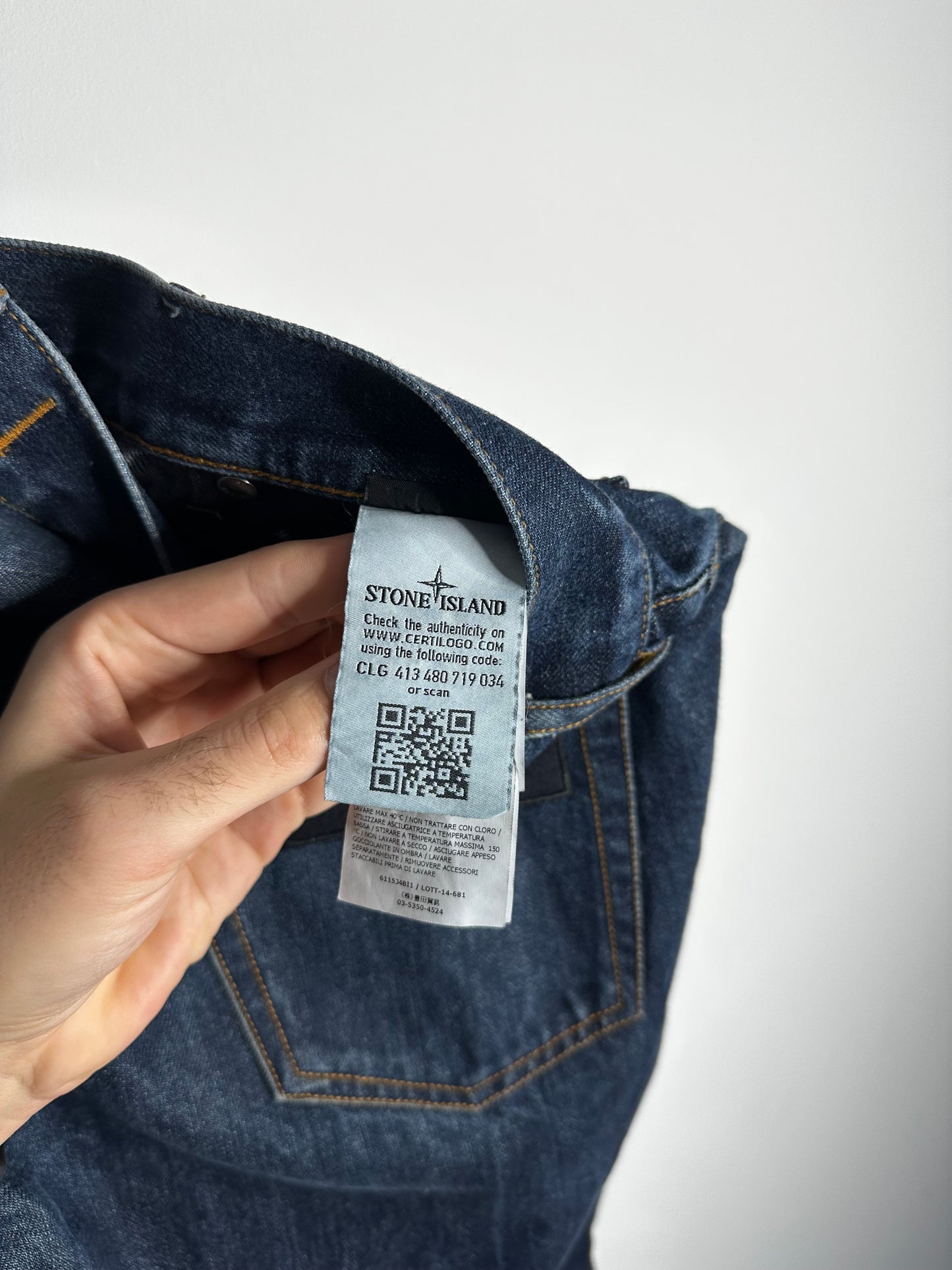 Stone Island Blue Denim Jeans - 30 Waist / 34 Leg