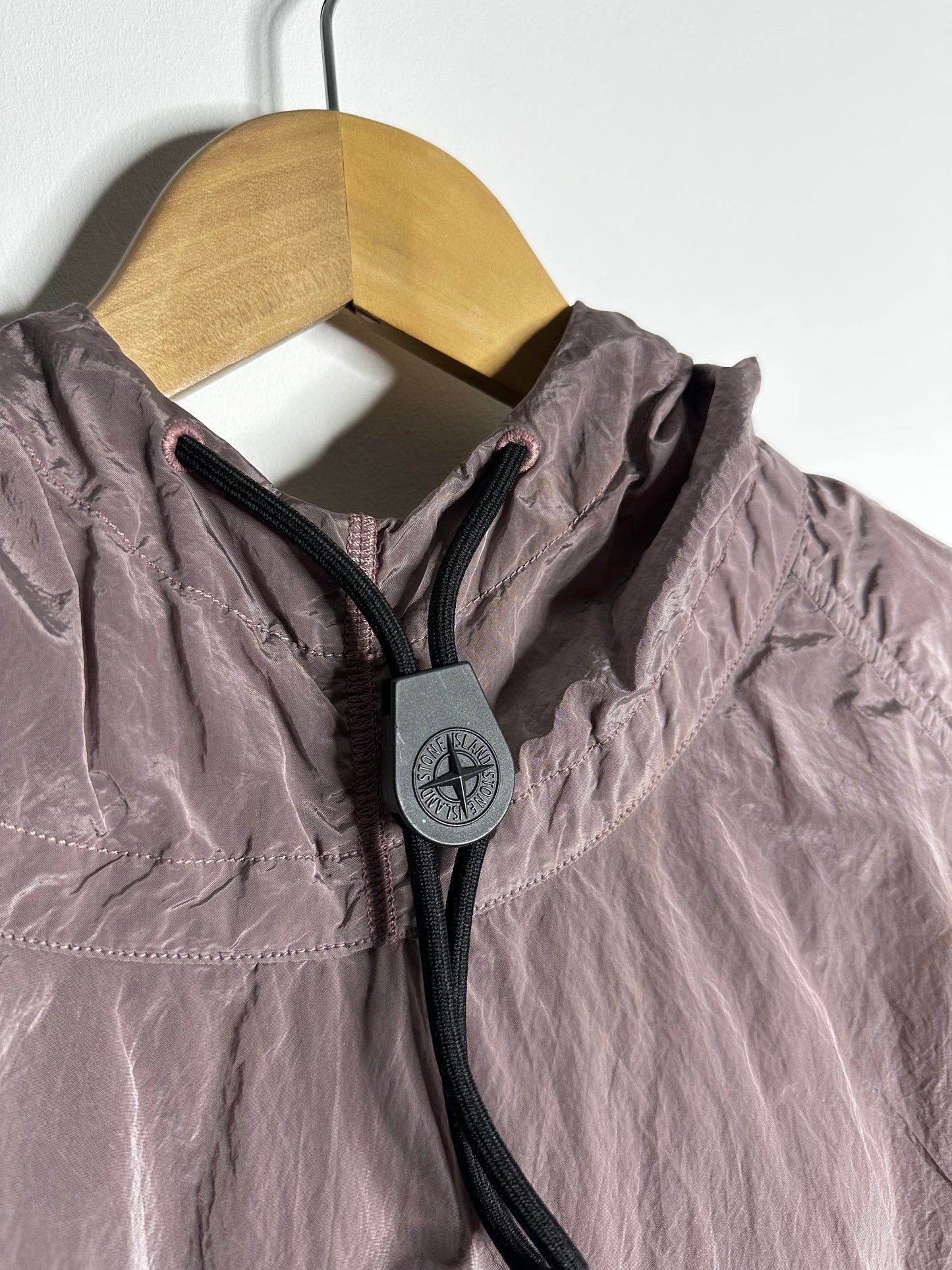 Stone Island Rose Quartz Nylon Metal Pullover Smock - Medium