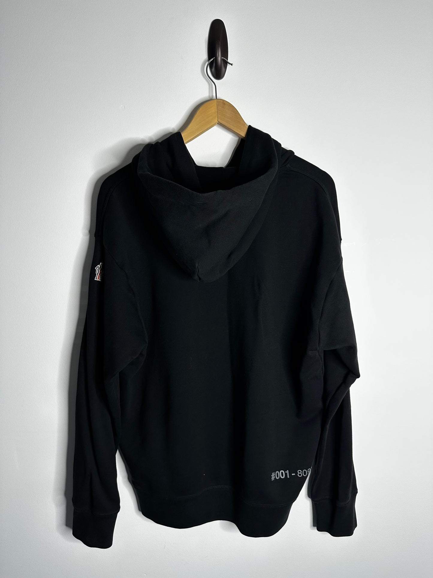 Moncler Grenoble Black Pullover Hoodie - Medium