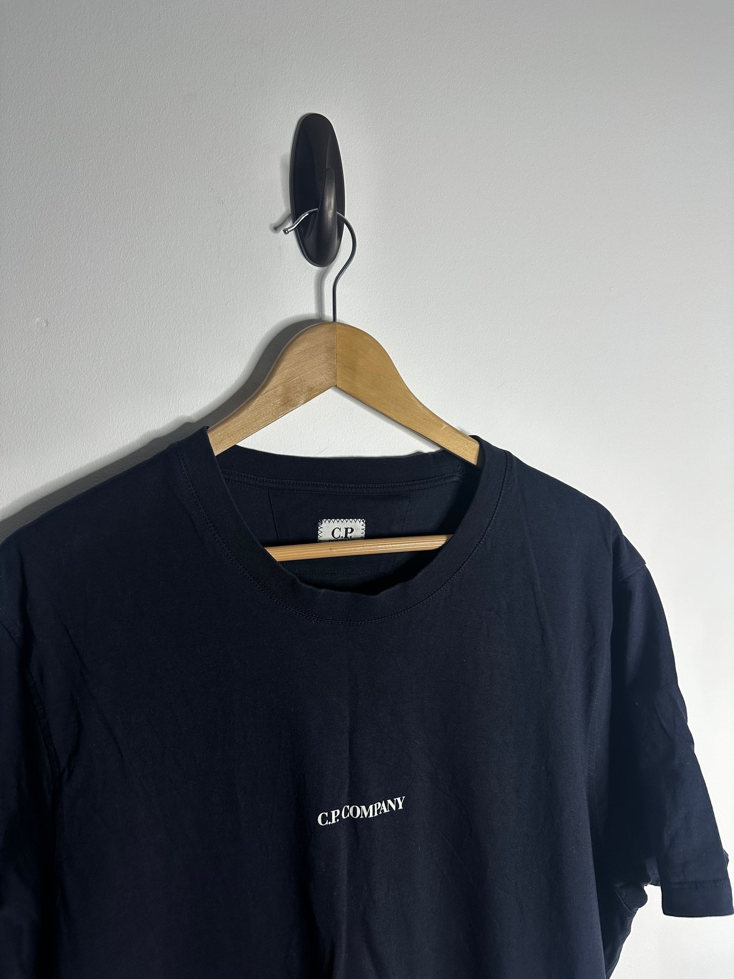 C.P. Company Navy Front Print T - Shirt - XXL