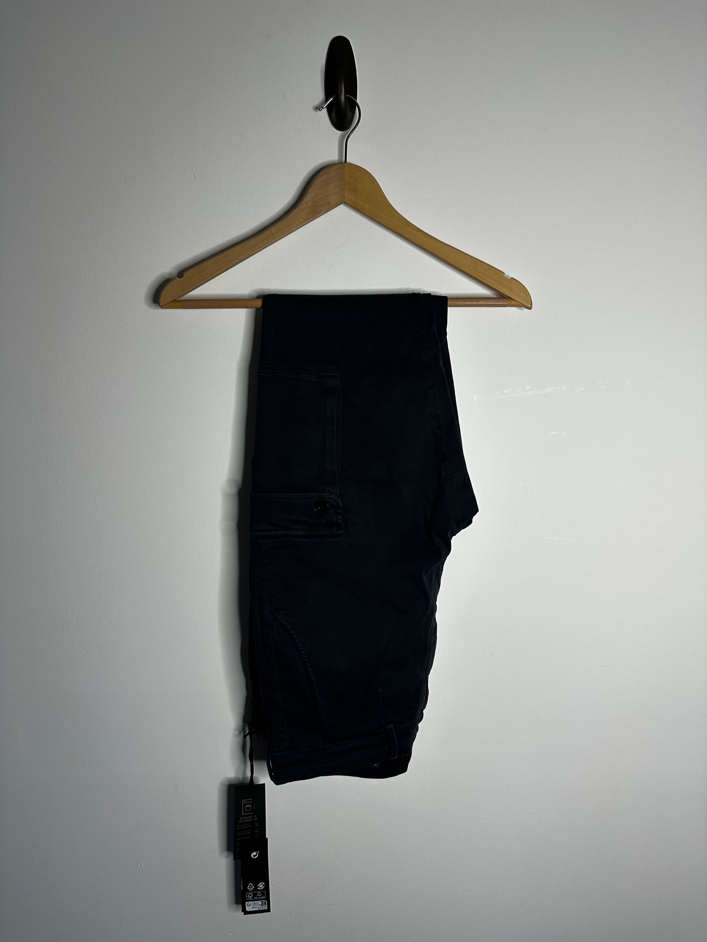 Replay Blue Jaan Hyperflex Cargo Trousers - 32 Waist / 32 Leg