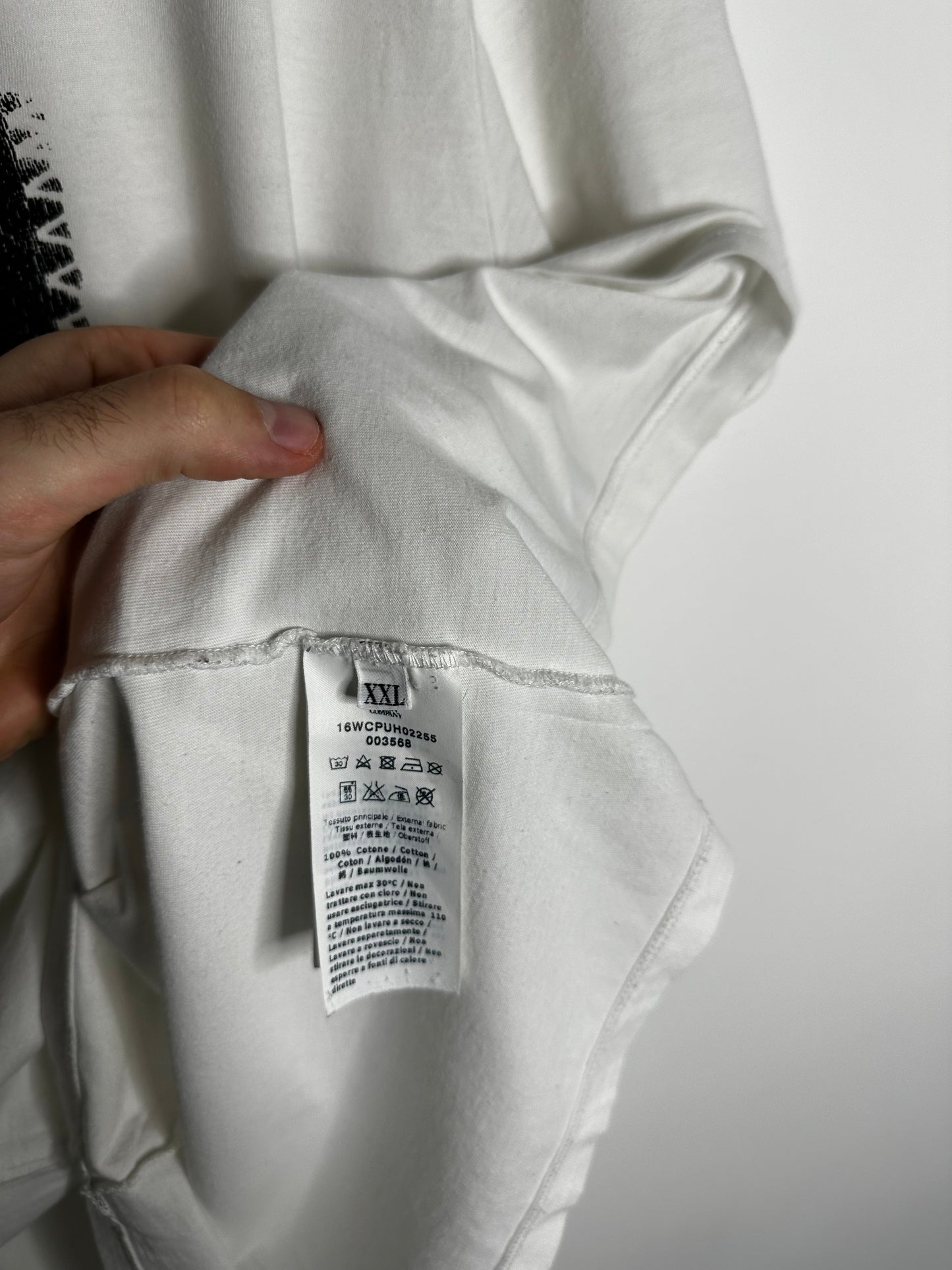 C.P. Company White Box Logo T - Shirt - XXL