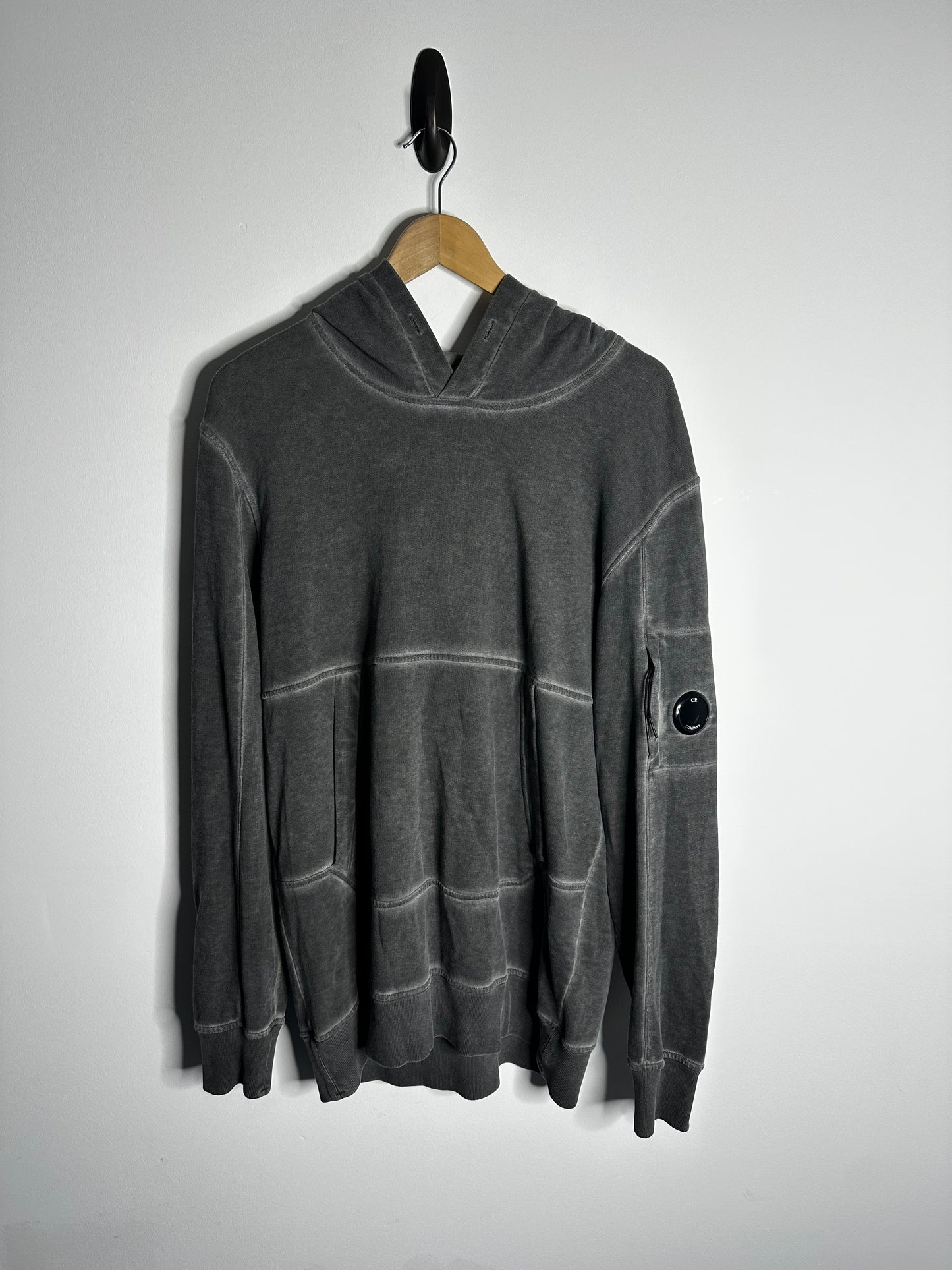 C.P. Company Grey I.C.E Hoodie - Extra Large