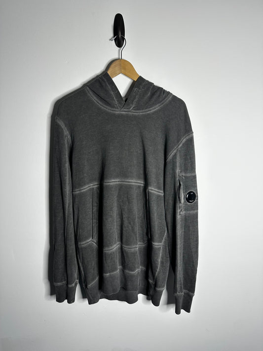 C.P. Company Grey I.C.E Hoodie - Extra Large