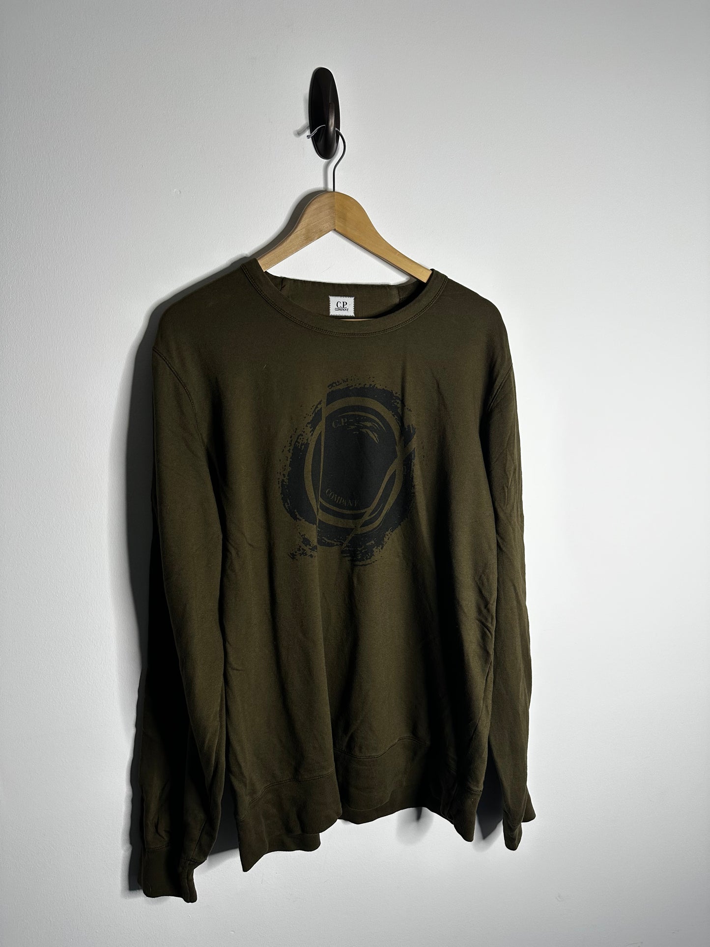 C.P. Company Khaki Lens Print Sweatshirt - XXL