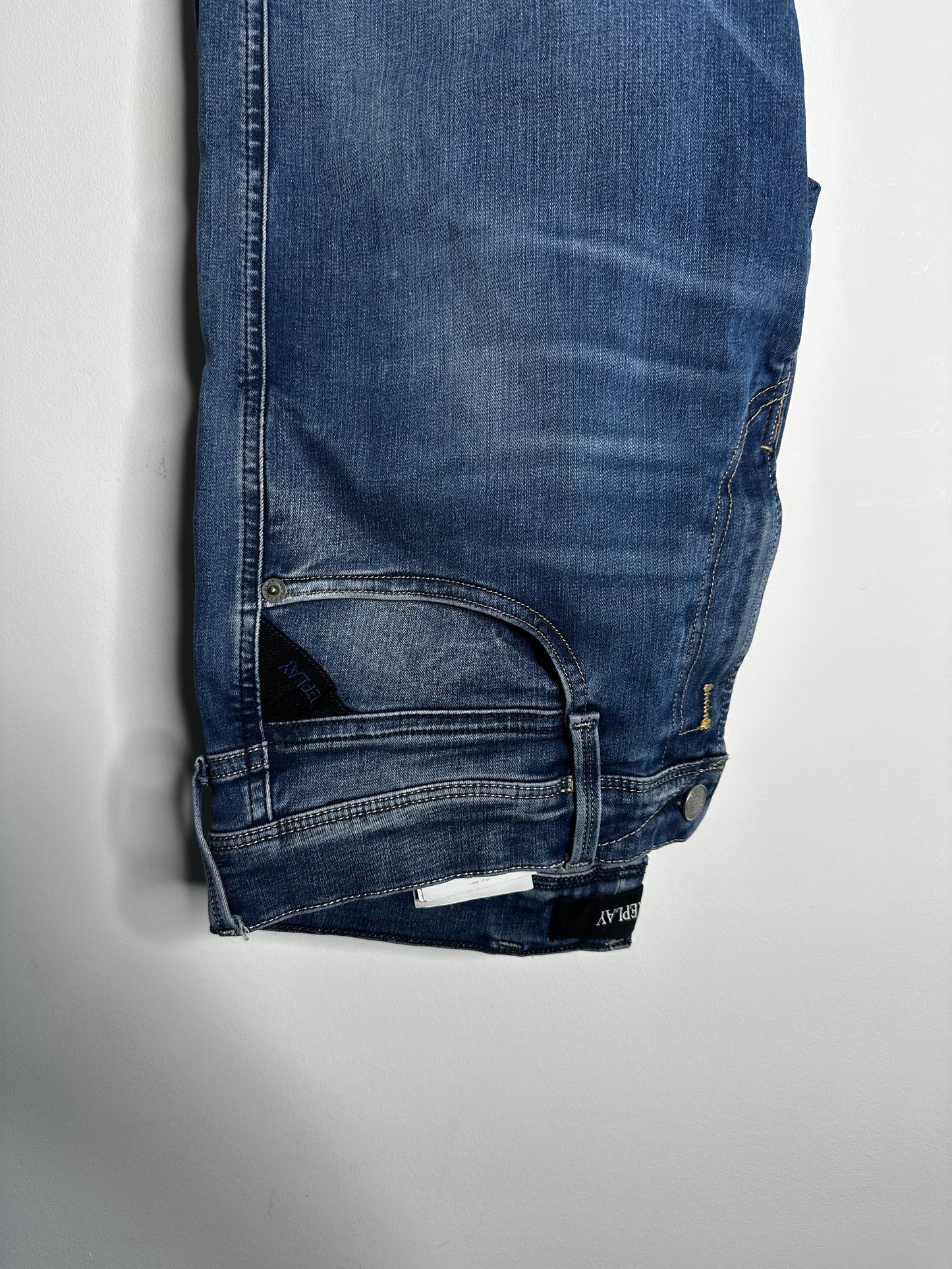 Replay Blue Anbass Hyperflex Jeans - 32 Waist / 32 Leg