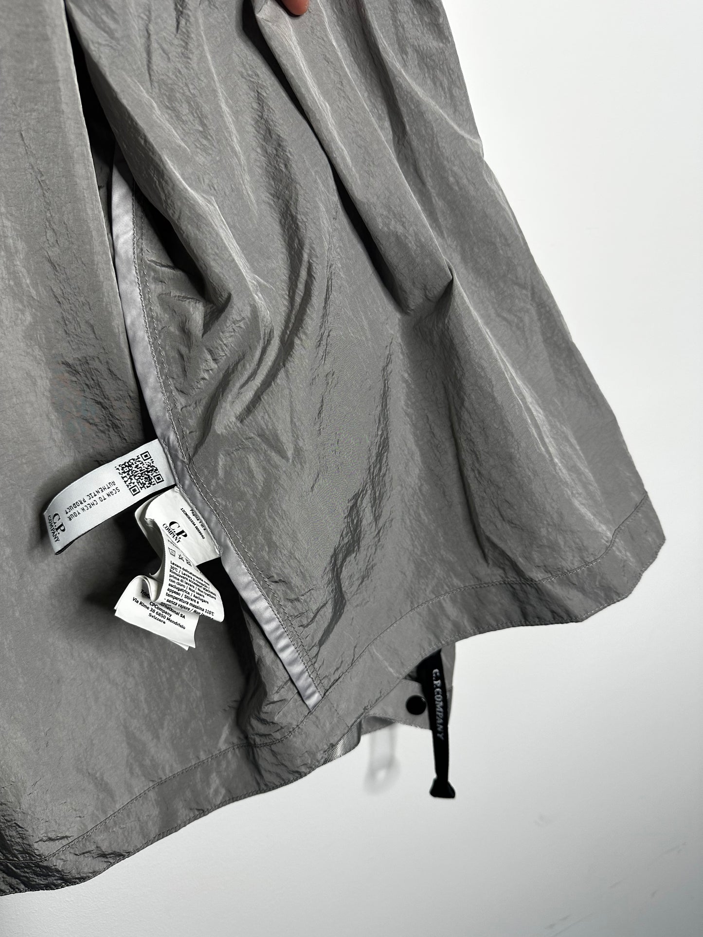 C.P. Company Silver Chrome-R Goggle Jacket - XXXL