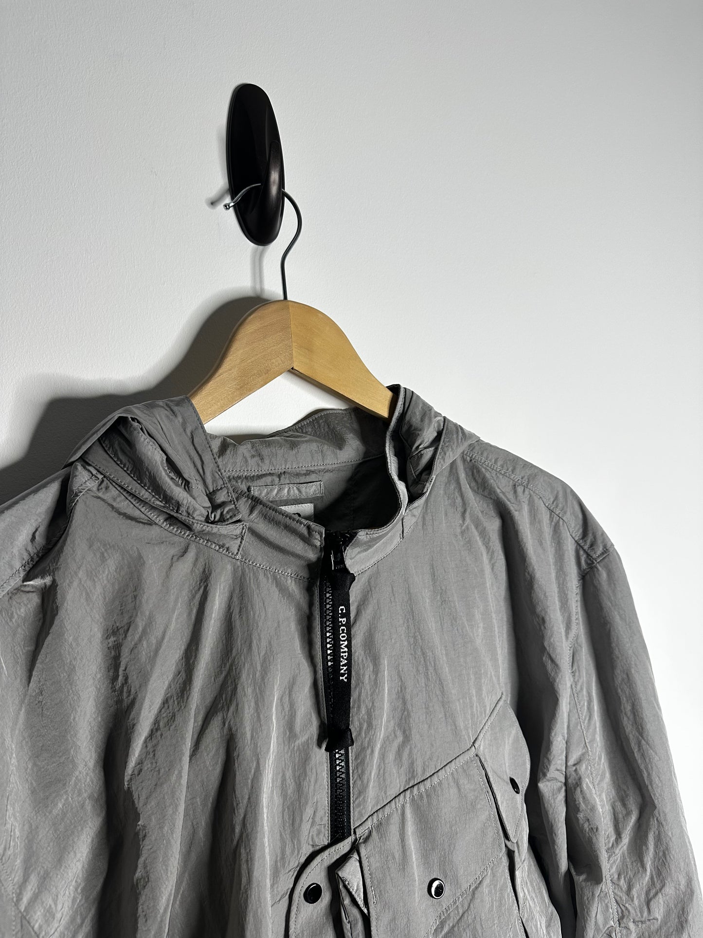 C.P. Company Silver Chrome-R Goggle Jacket - XXXL