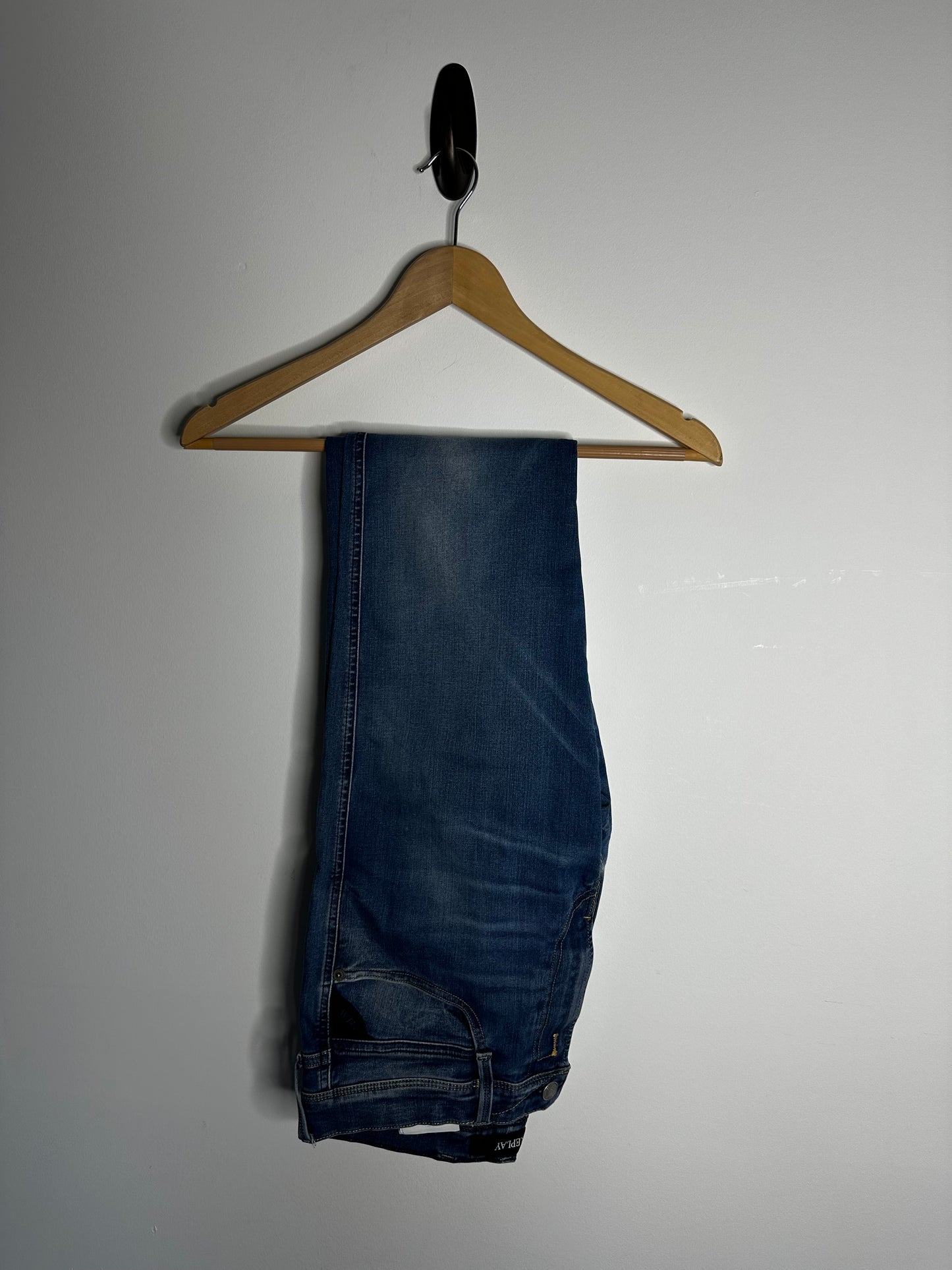 Replay Blue Anbass Hyperflex Jeans - 32 Waist / 32 Leg
