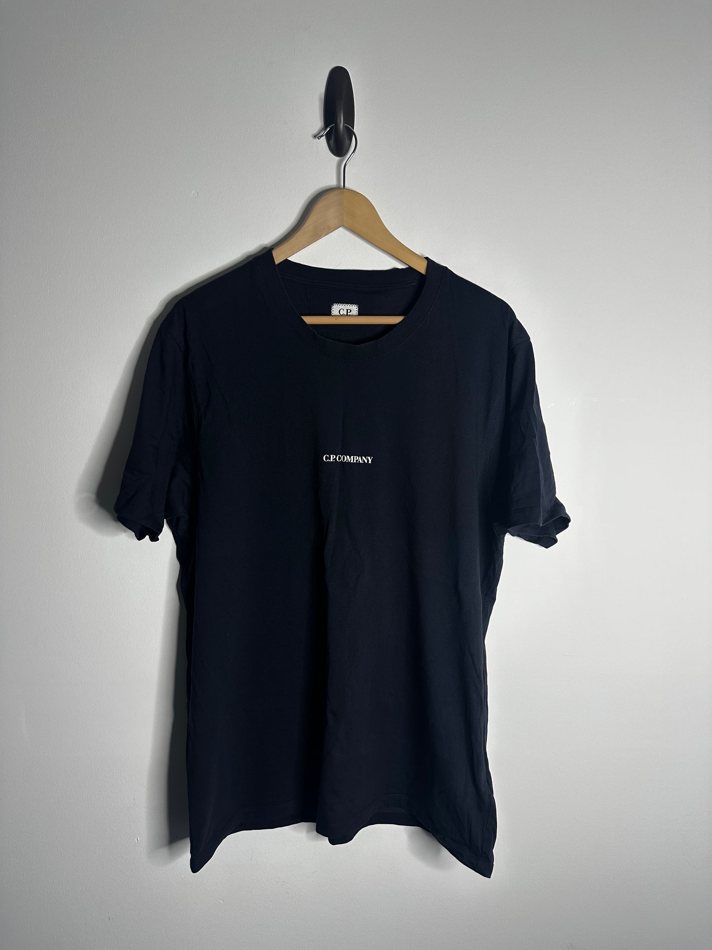 C.P. Company Navy Front Print T - Shirt - XXL