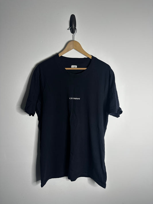 C.P. Company Navy Front Print T - Shirt - XXL