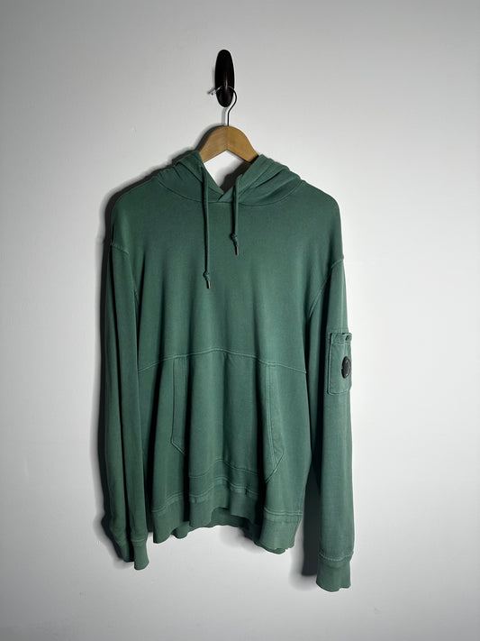 C.P. Company Green Resist Dyed Hoodie - Extra Large