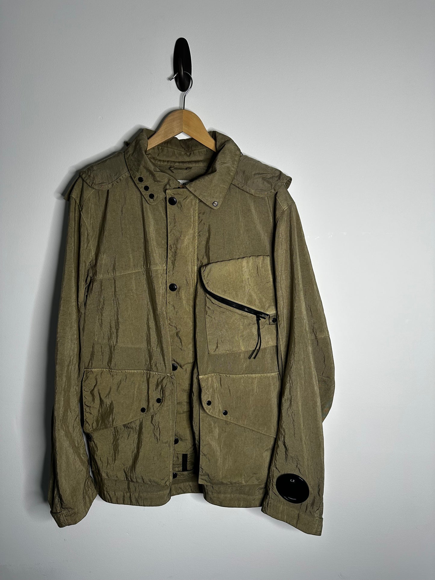 C.P. Company Sand Quartz La Mille Goggle Jacket - Large