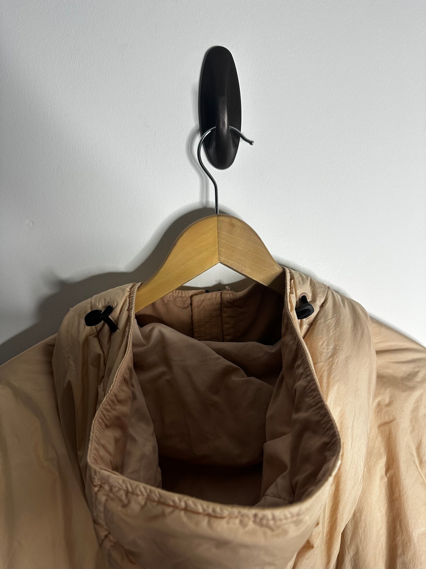 Stone Island Peach Crinkle Reps Down Hooded Jacket - XXL