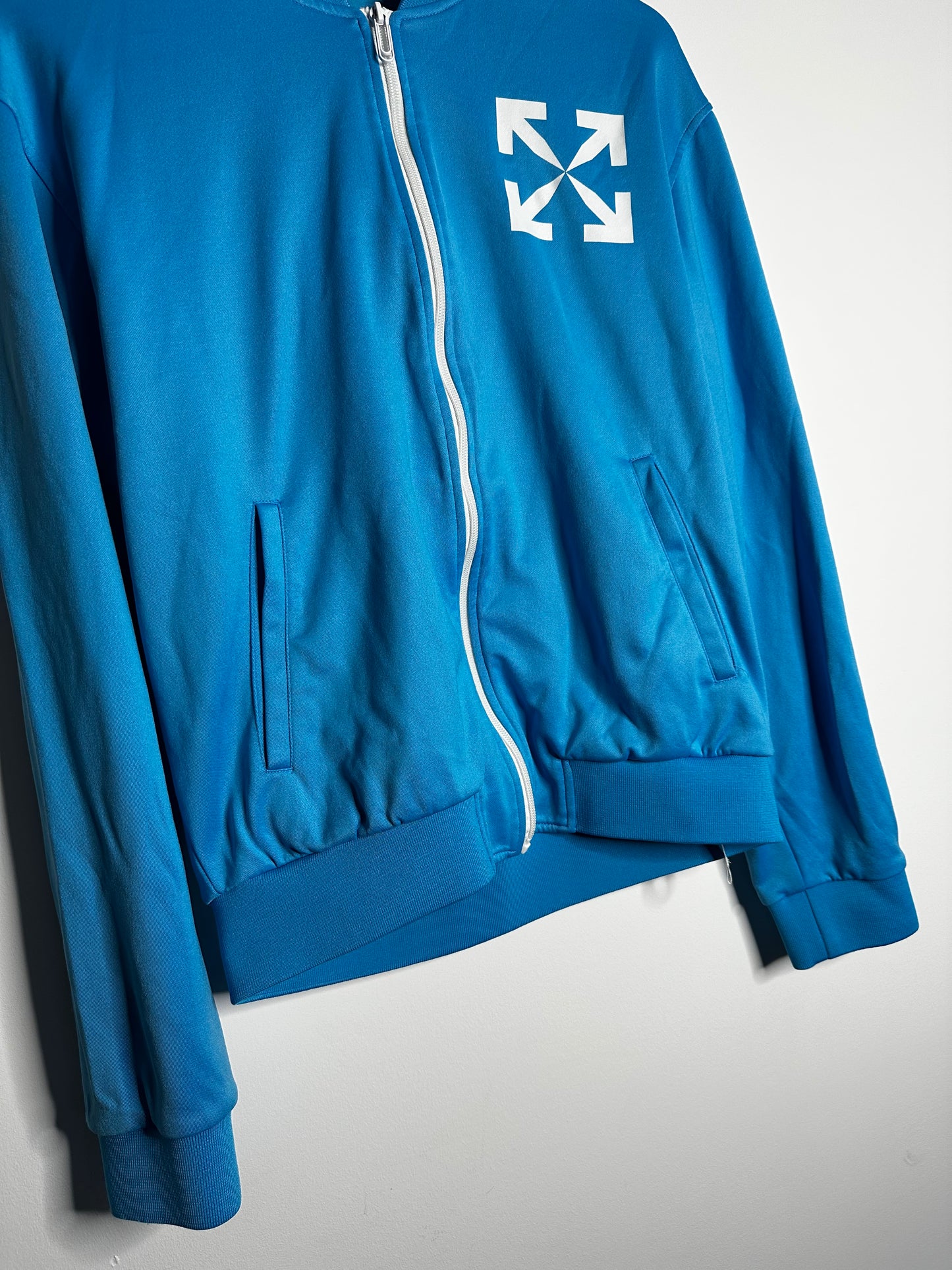 OFF - WHITE Blue Single Arrow Tracksuit Top - Medium