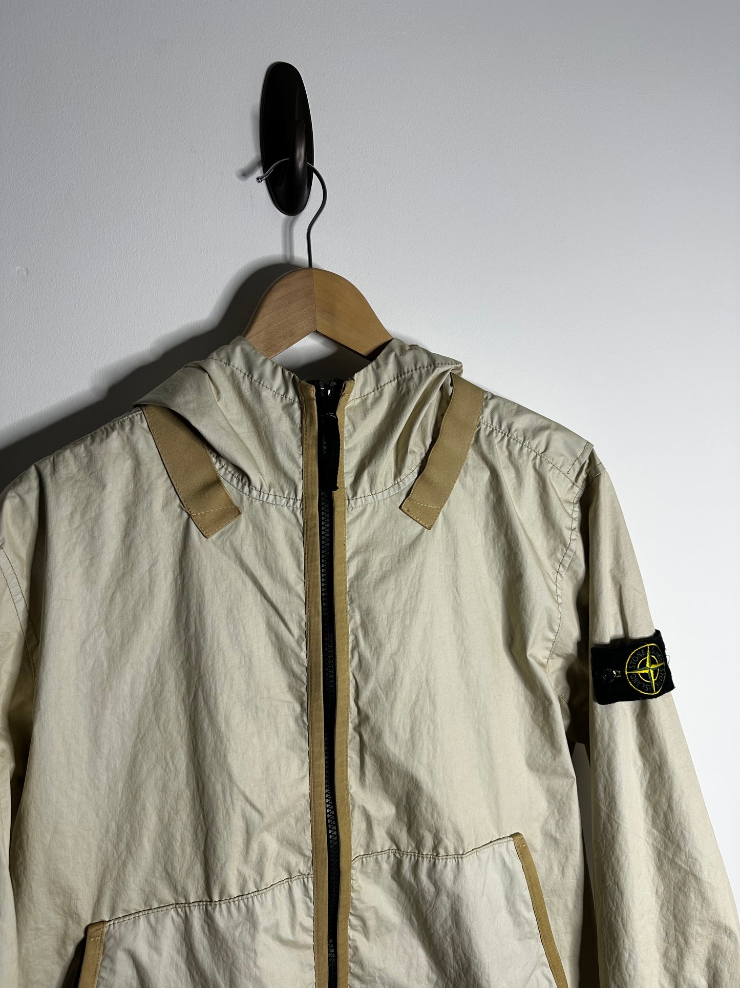 Stone Island Peach Membrana 3L TC Hooded Jacket - Medium