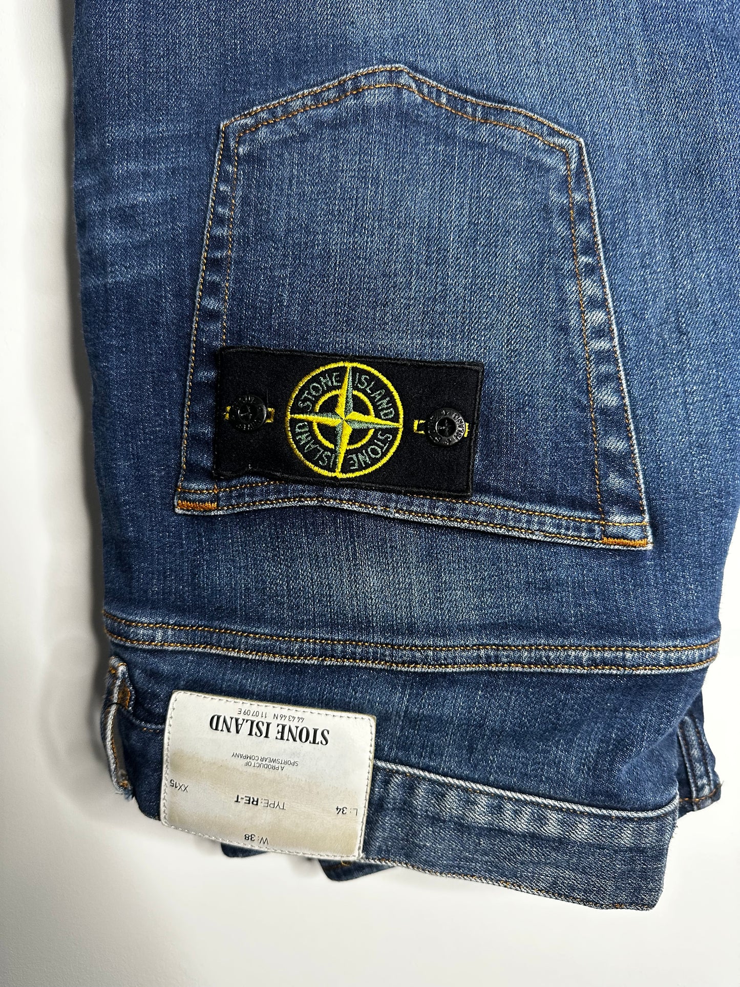Stone Island Denim Blue Jeans - 38 Waist / 34 Leg