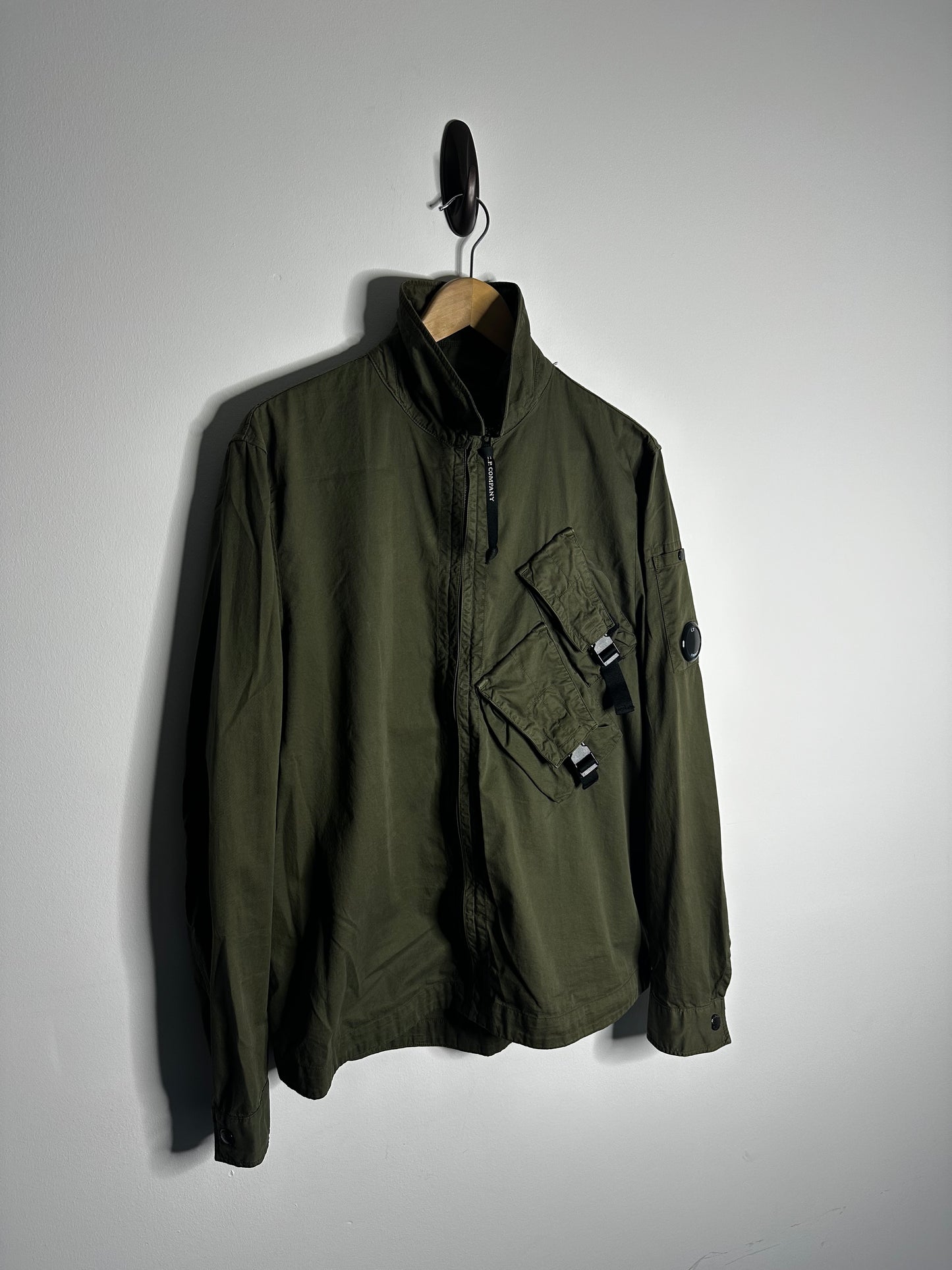 C.P. Company Khaki Utility Overshirt - Large