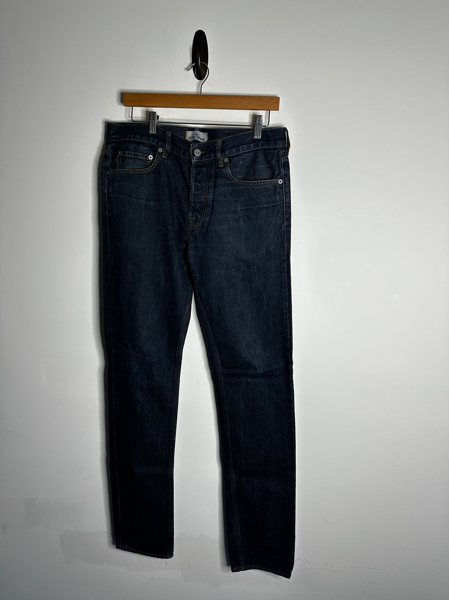 Stone Island Blue Denim Jeans - 30 Waist / 34 Leg