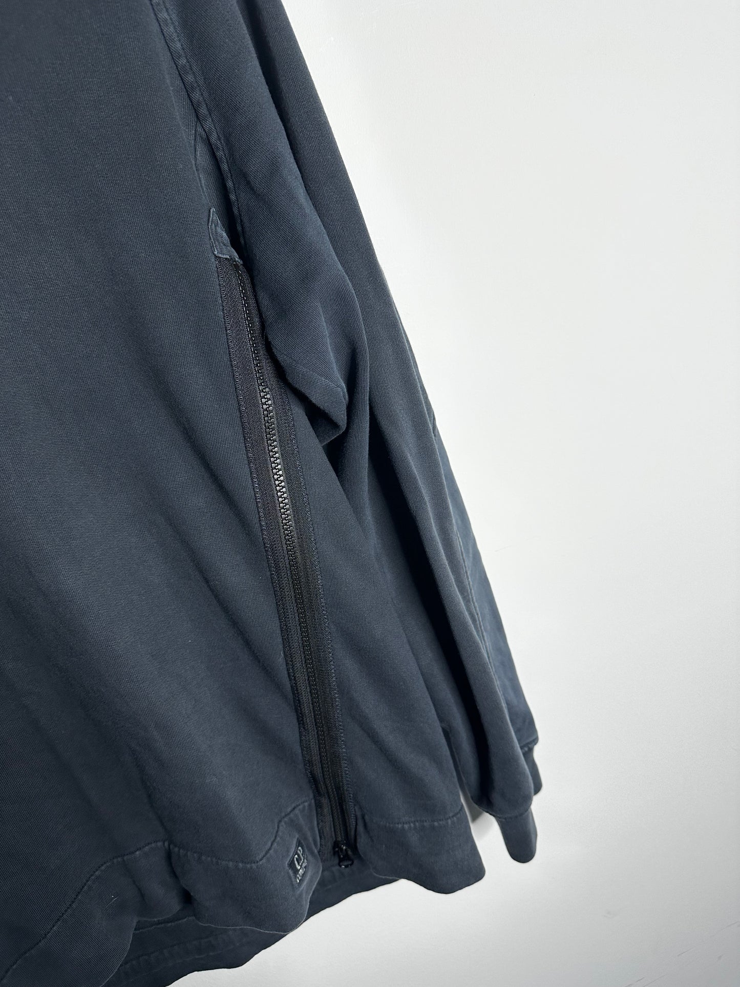 C.P. Company Black Pullover Goggle Hoodie - Medium