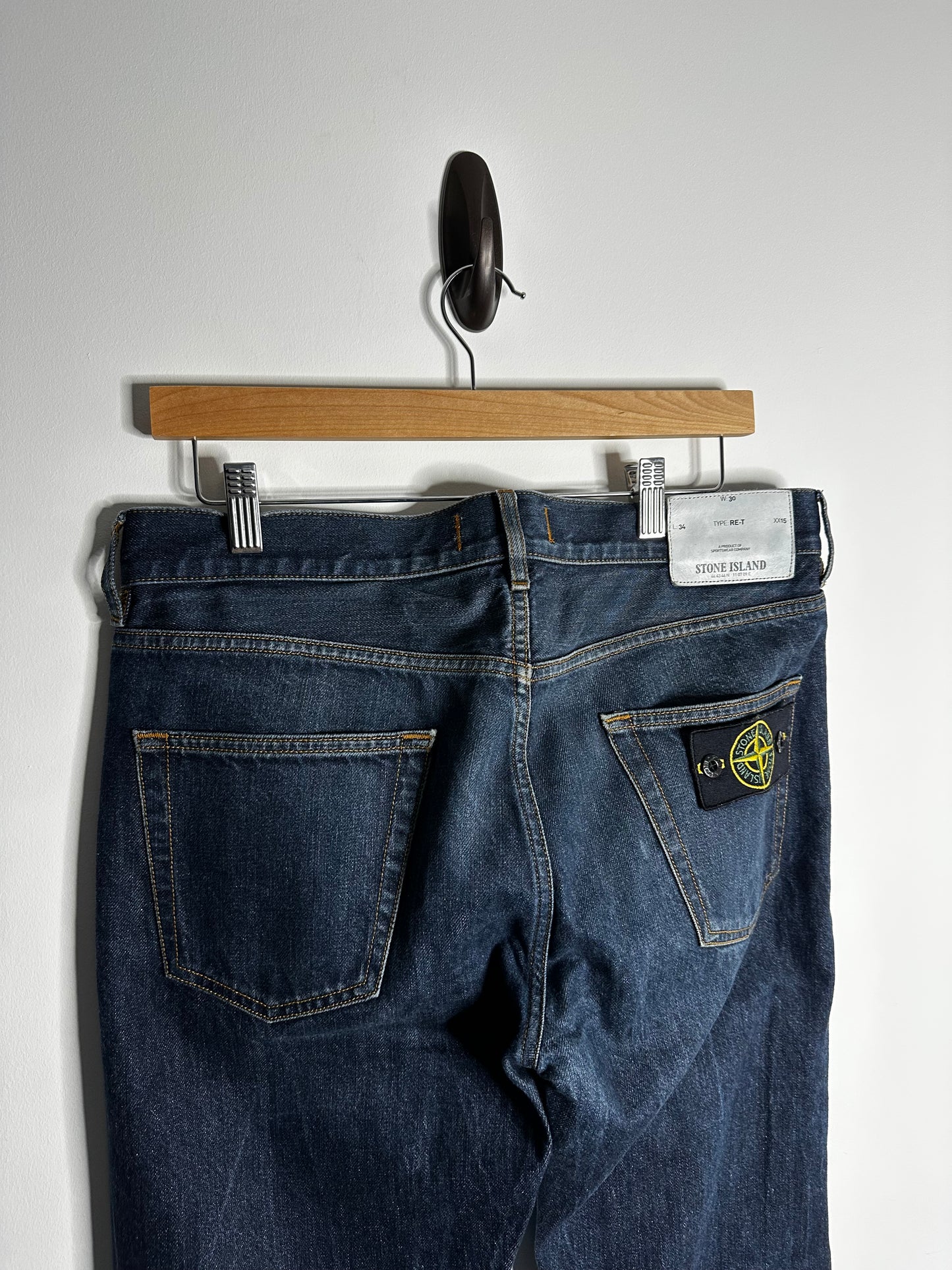 Stone Island Blue Denim Jeans - 30 Waist / 34 Leg