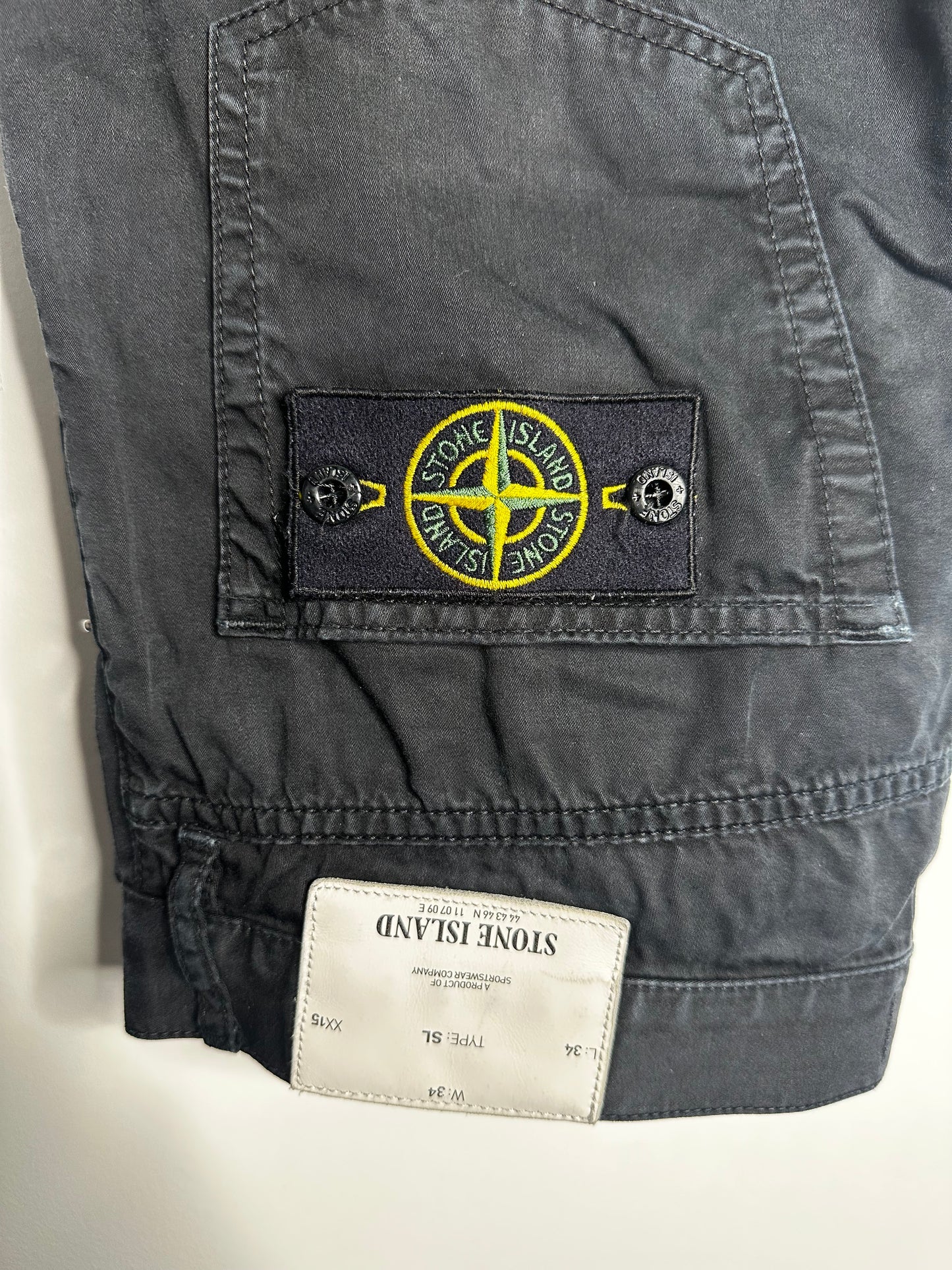 Stone Island Black Chino Trousers - 34 Waist / 34 Leg