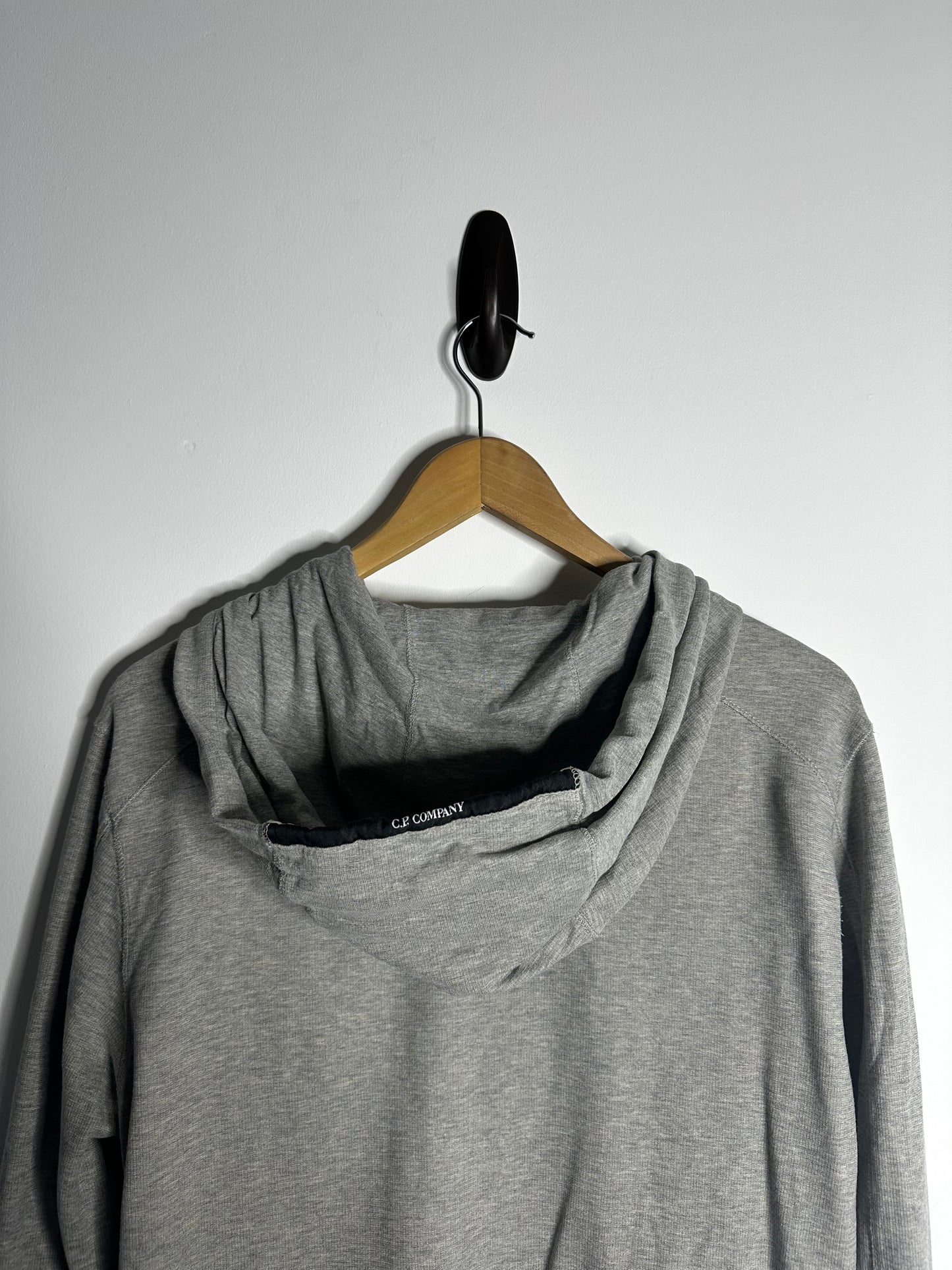 C.P. Company Grey Full Zip Hoodie - Medium