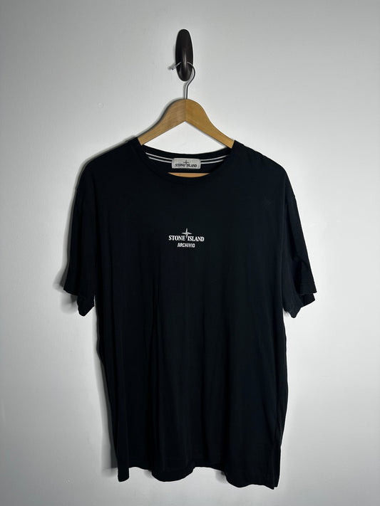 Stone Island Black Archivio Monobava T - Shirt - Extra Large
