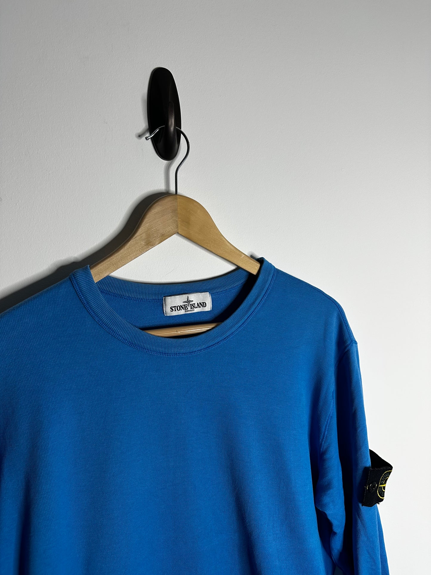 Stone Island Blue Lightweight Sweatshirt - XXL