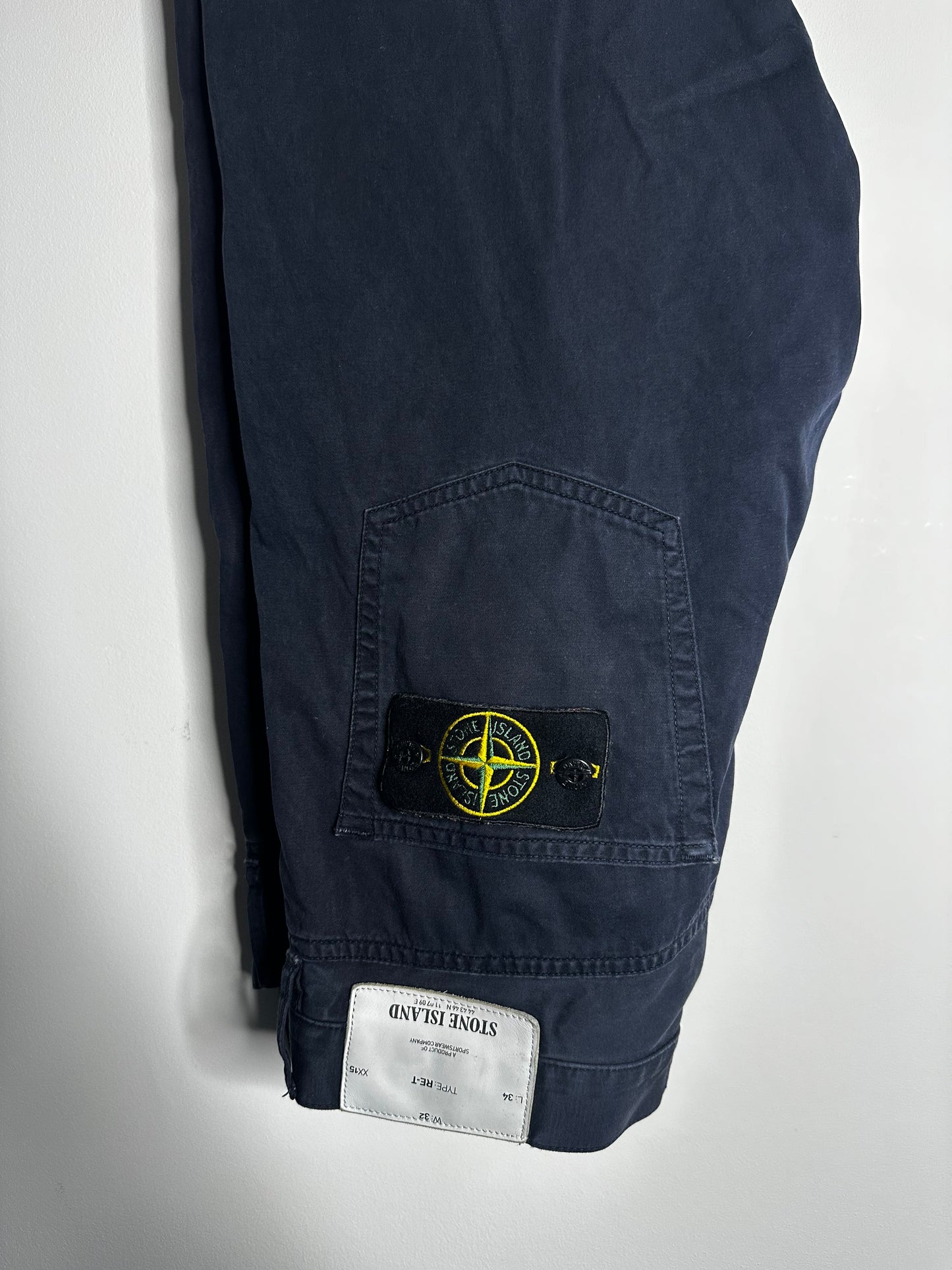 Stone Island Navy Chino Trousers - 32 Waist / 34 Leg
