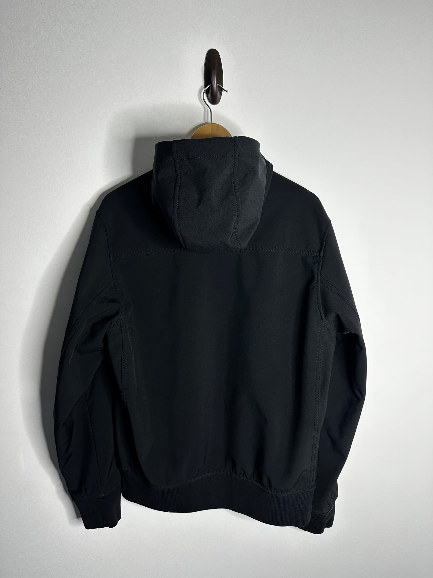 Stone Island Black Soft Shell - R Jacket - Extra Large