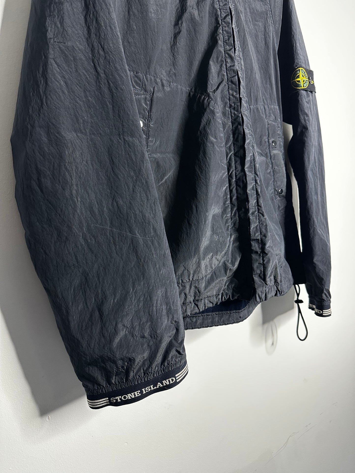 Stone Island Vintage Nylon Metal Velvet Lined Flock Jacket - Large
