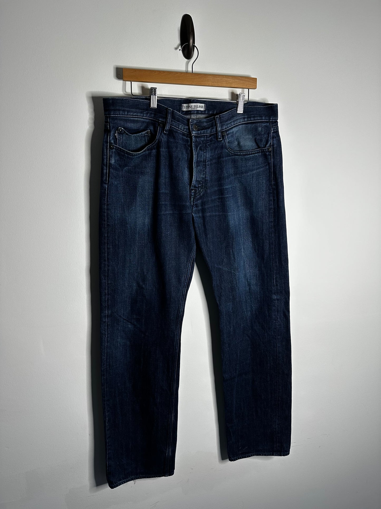 Stone Island Blue Denim Jeans - 36 Waist / 34 Leg