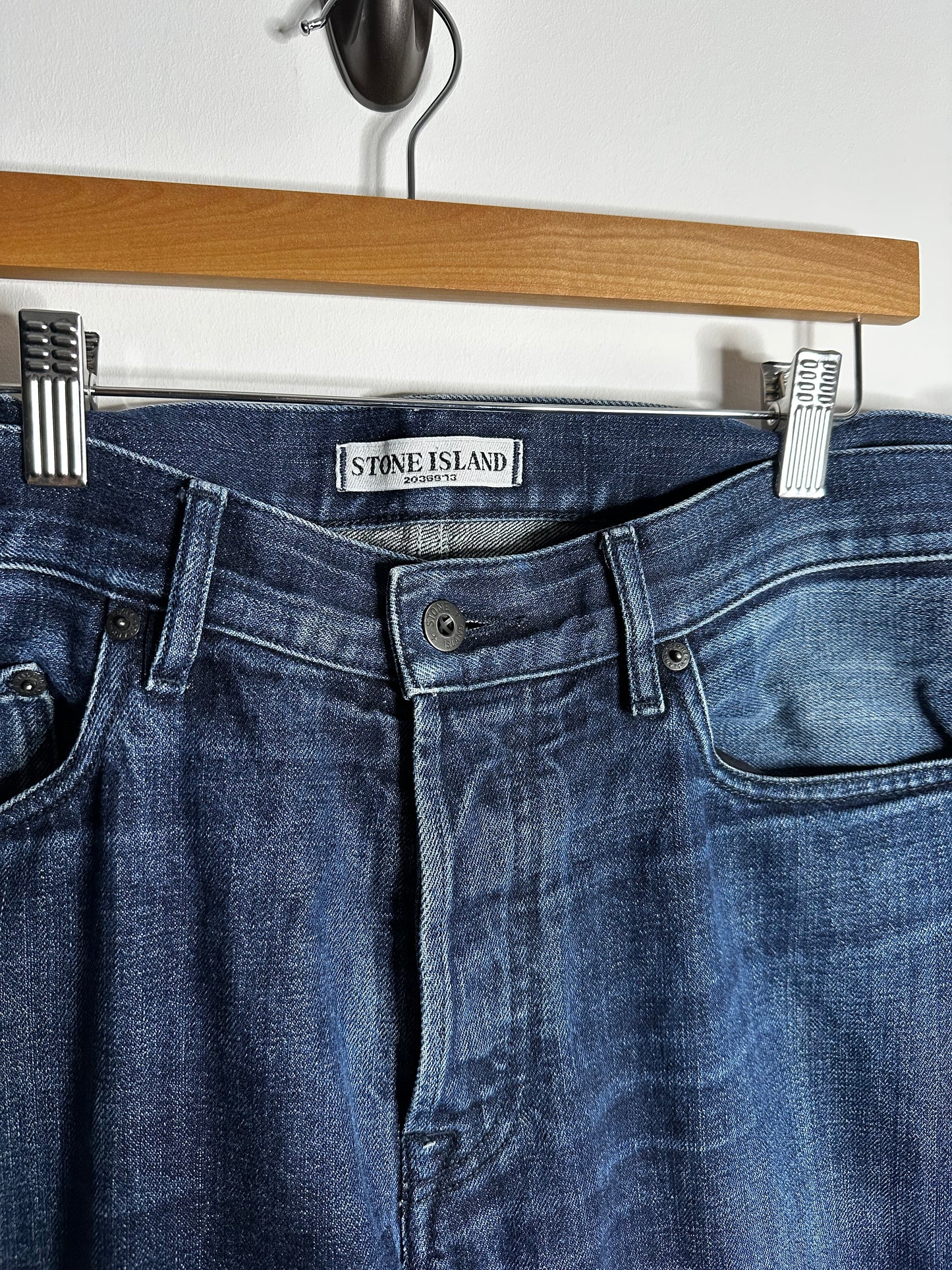 Stone Island Blue Denim Jeans - 36 Waist / 34 Leg