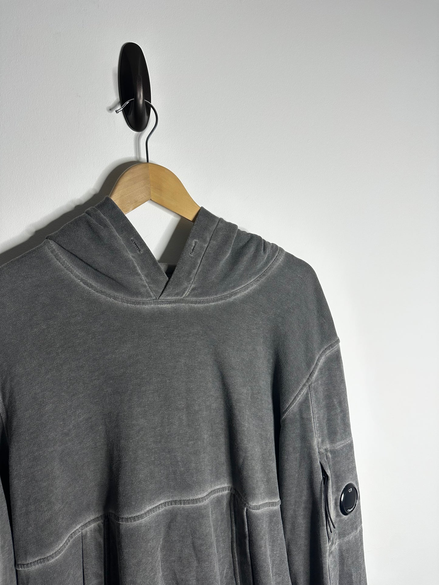 C.P. Company Grey I.C.E Hoodie - Extra Large