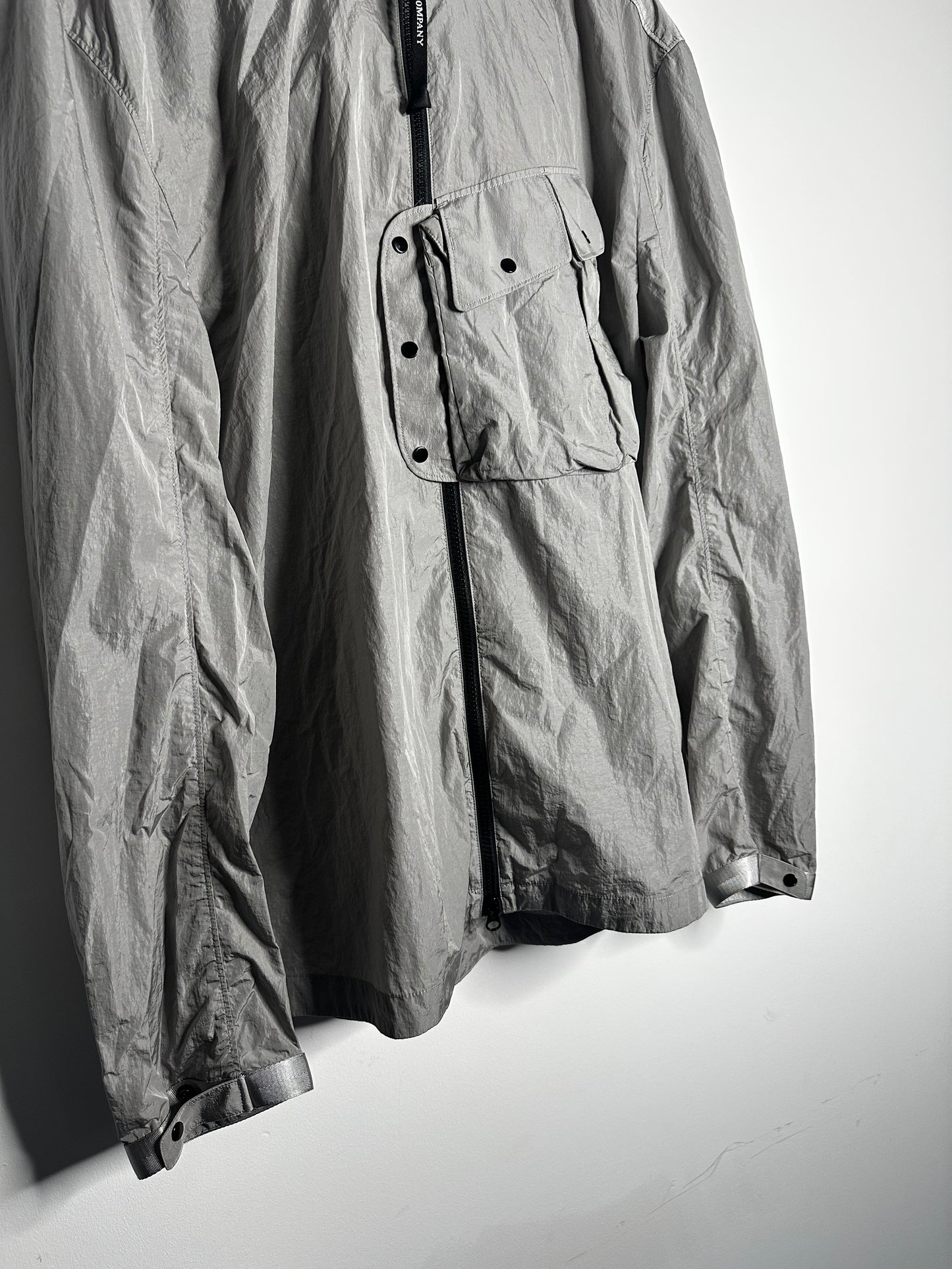 C.P. Company Silver Chrome-R Goggle Jacket - XXXL