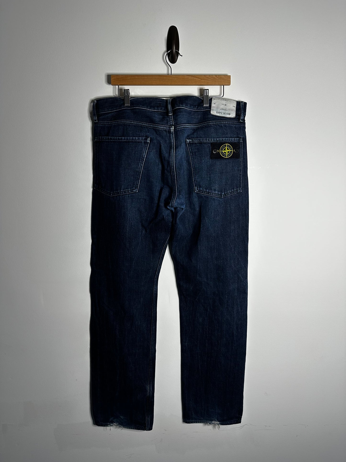 Stone Island Blue Denim Jeans - 36 Waist / 34 Leg