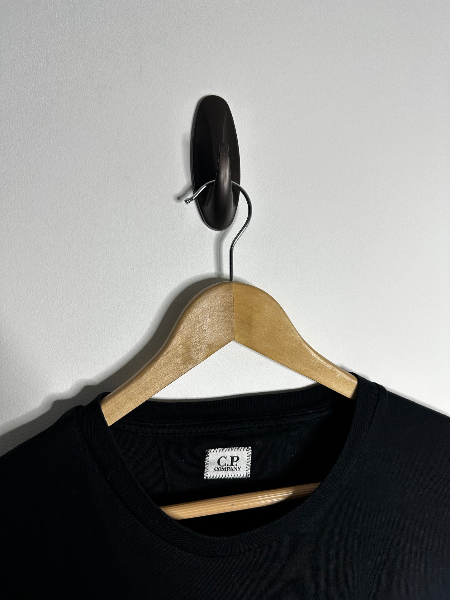 C.P. Company Black Graphic Print T - Shirt - Medium