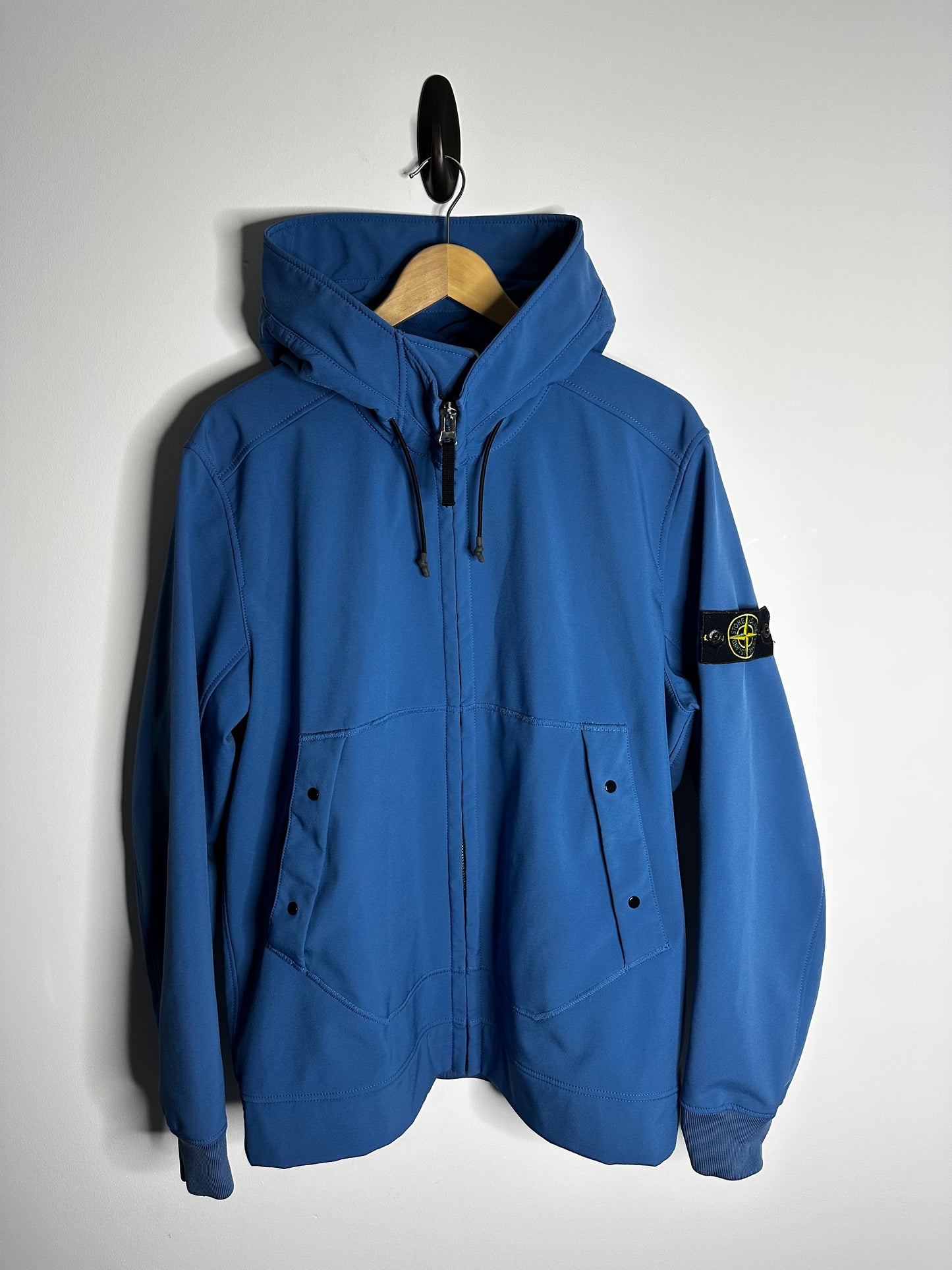 Stone Island Light Blue Soft Shell - R Jacket - Extra Large